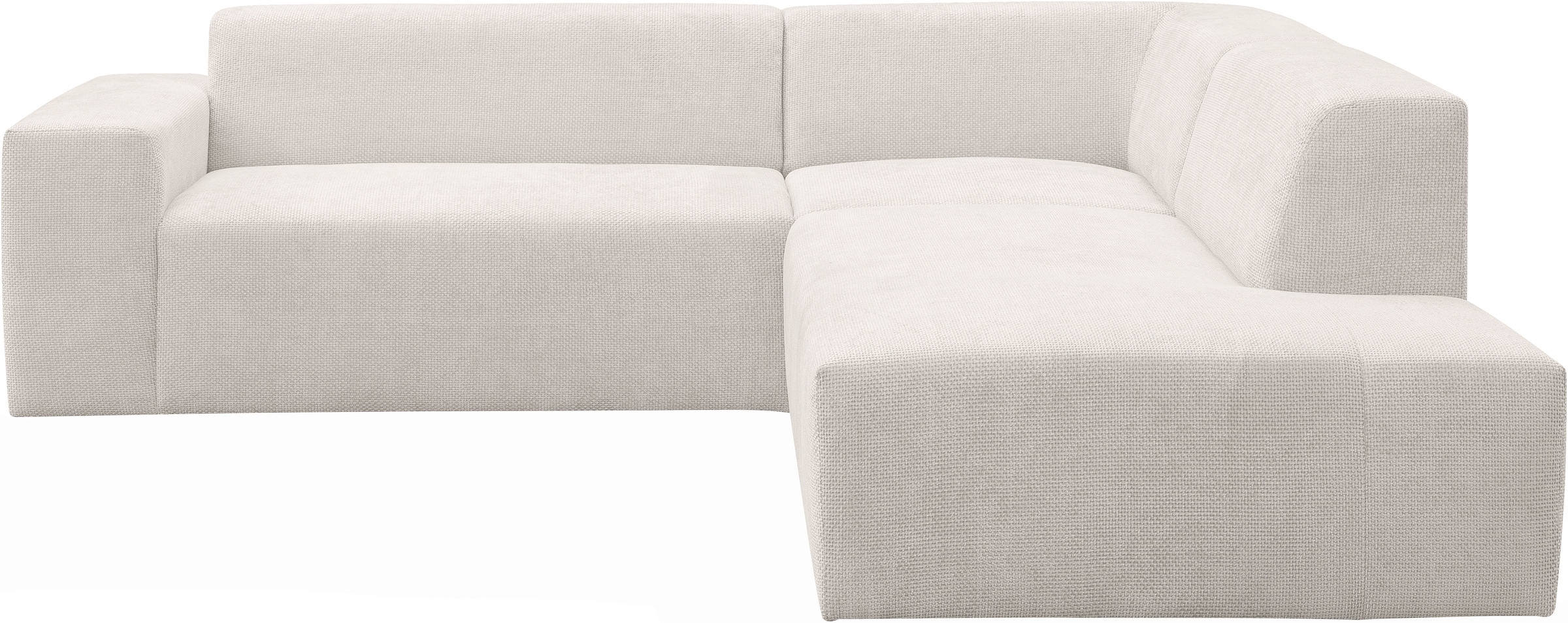 WERK2 Ecksofa »Zeus-M, tolles Sofa mit schönen Details, L-Form«, Curvy Tren günstig online kaufen