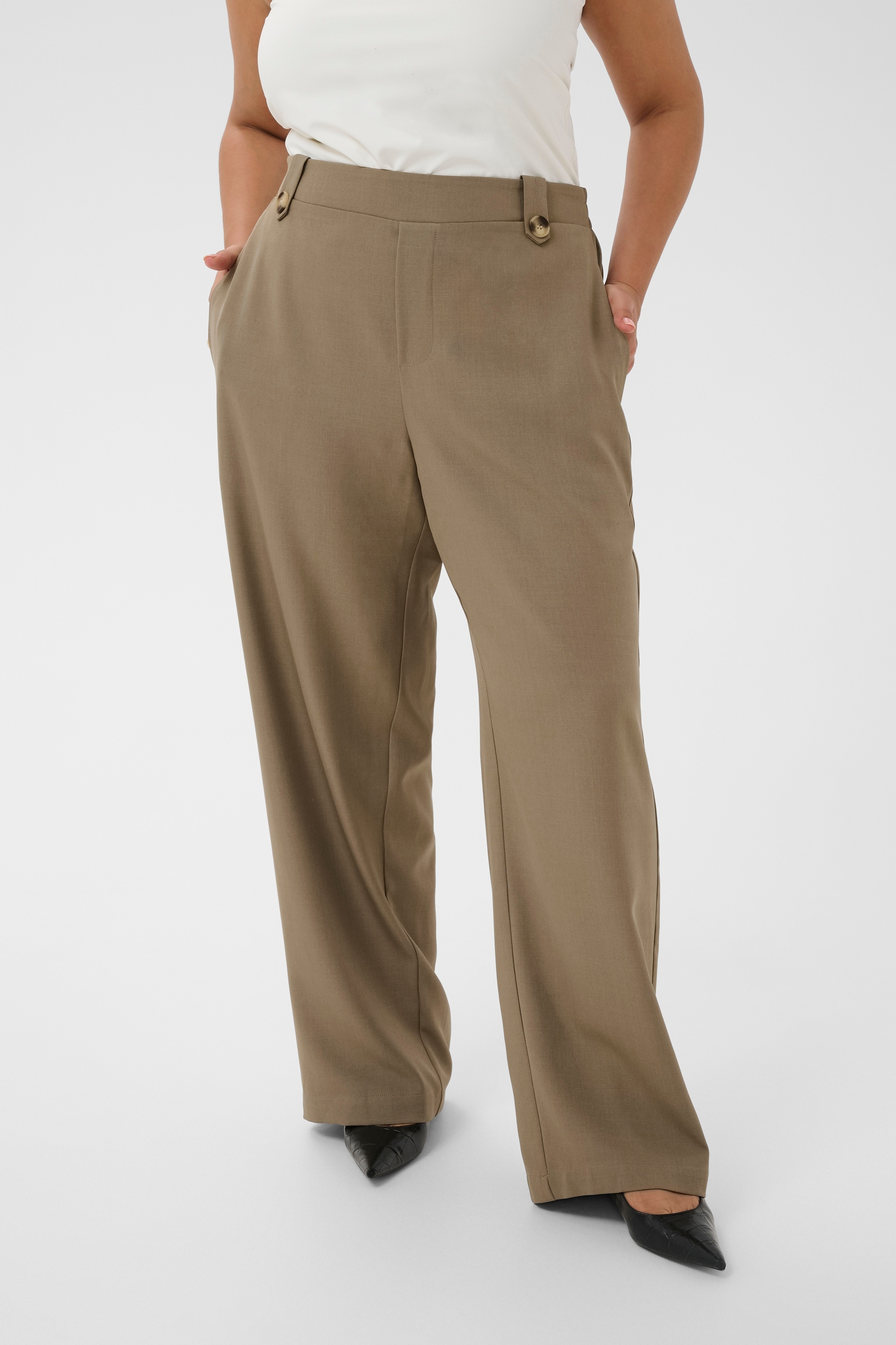 KAFFE Curve Stoffhose »Casual Hose KCvictoria«
