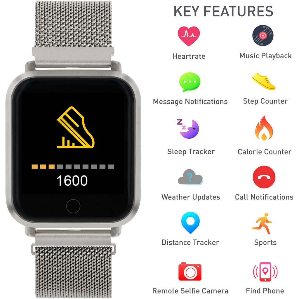 REFLEX ACTIVE Smartwatch »Serie 6, RA06-4049«