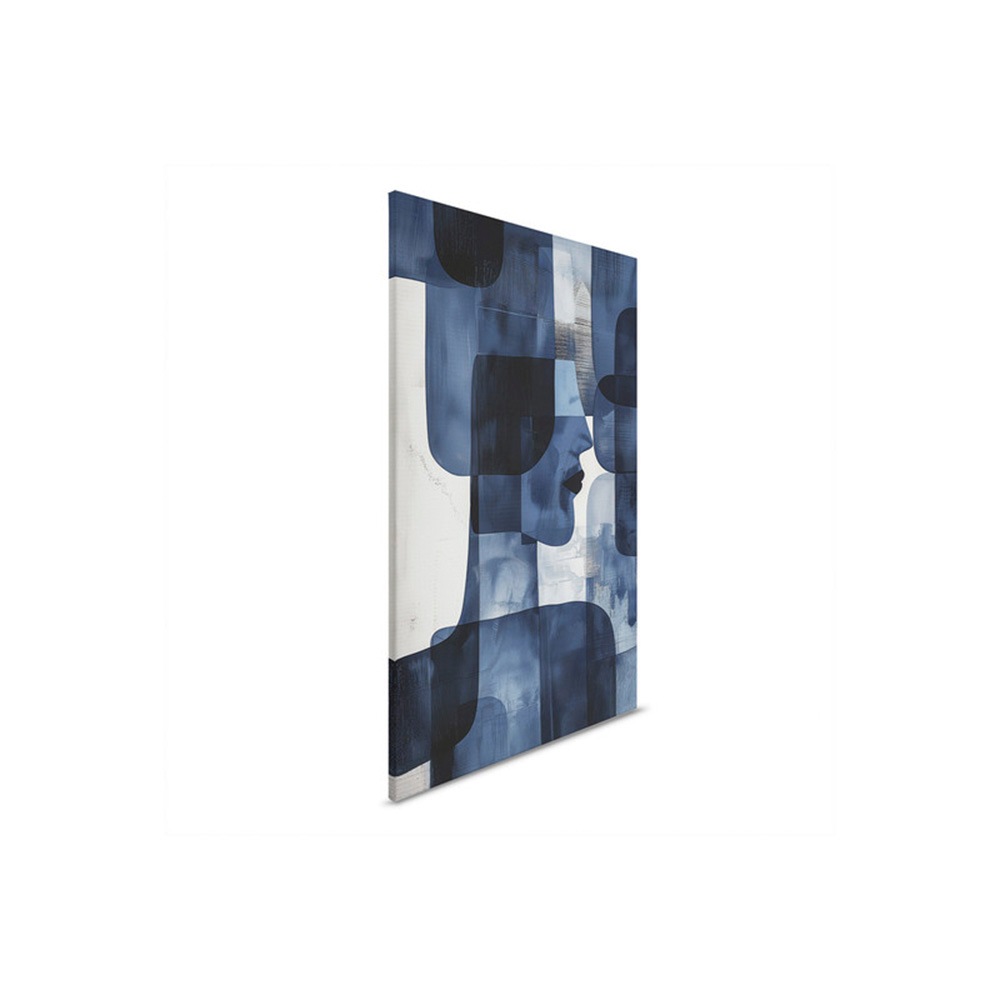 A.S. Création Leinwandbild »Abstract Man - Wandbild Blau Weiß Keilrahmen Ku günstig online kaufen