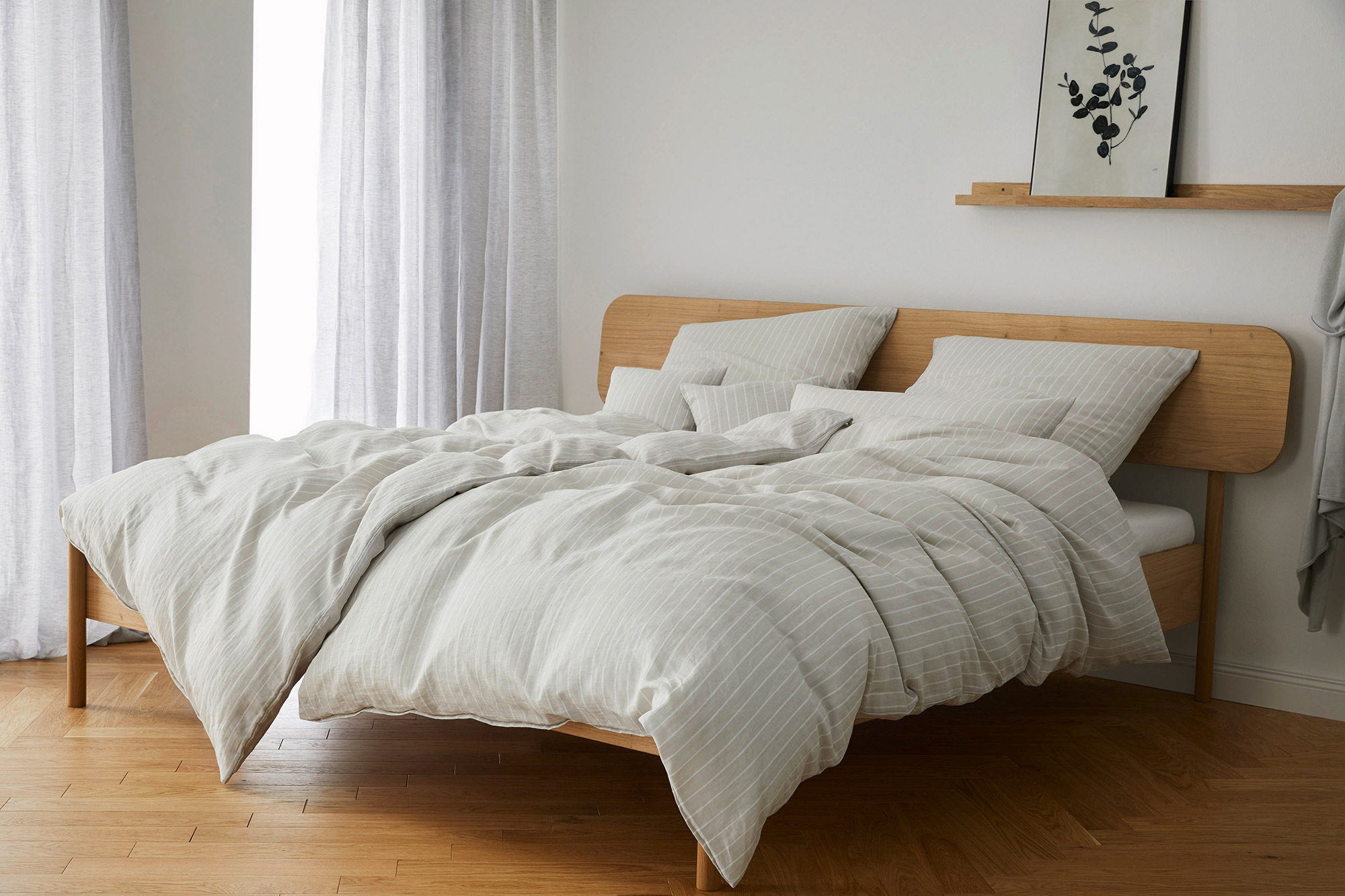 Elegante Bettwäsche »Sailor« 2 Stk. tlg. angenehmes Hautgefühl günstig online kaufen