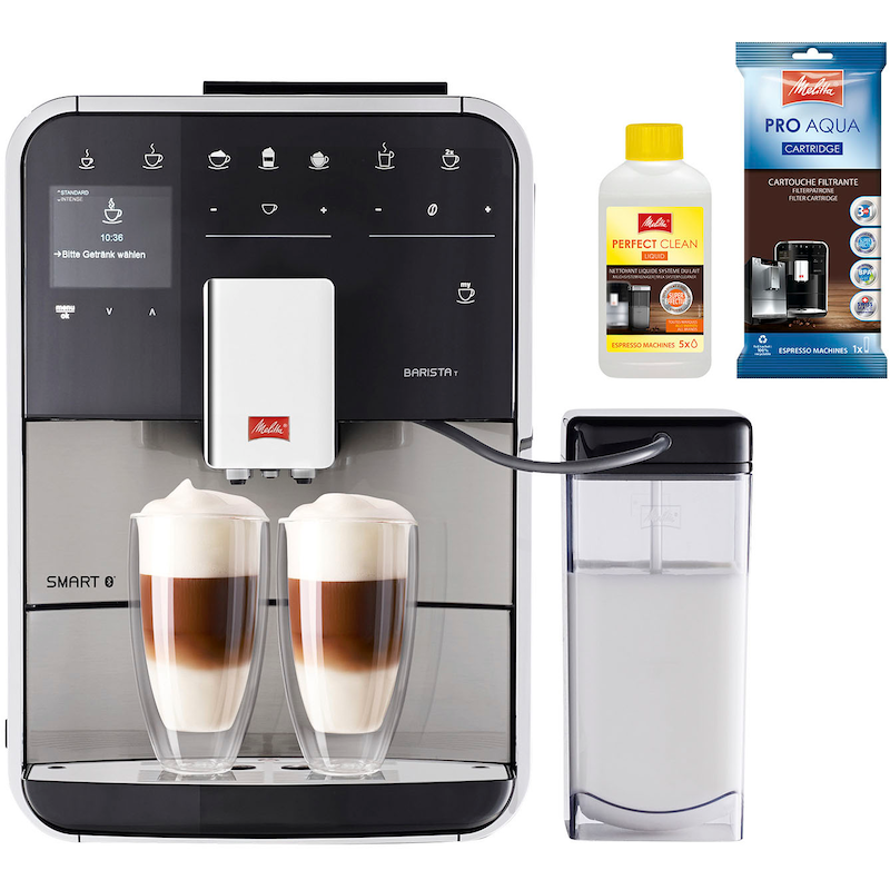 MELITTA Kaffeevollautomat »Barista T Smart F 83/0-102, schwarz« 4 Benutzerprofile& 18 Kaffeerezepte, nach italienischem Originalrezept...