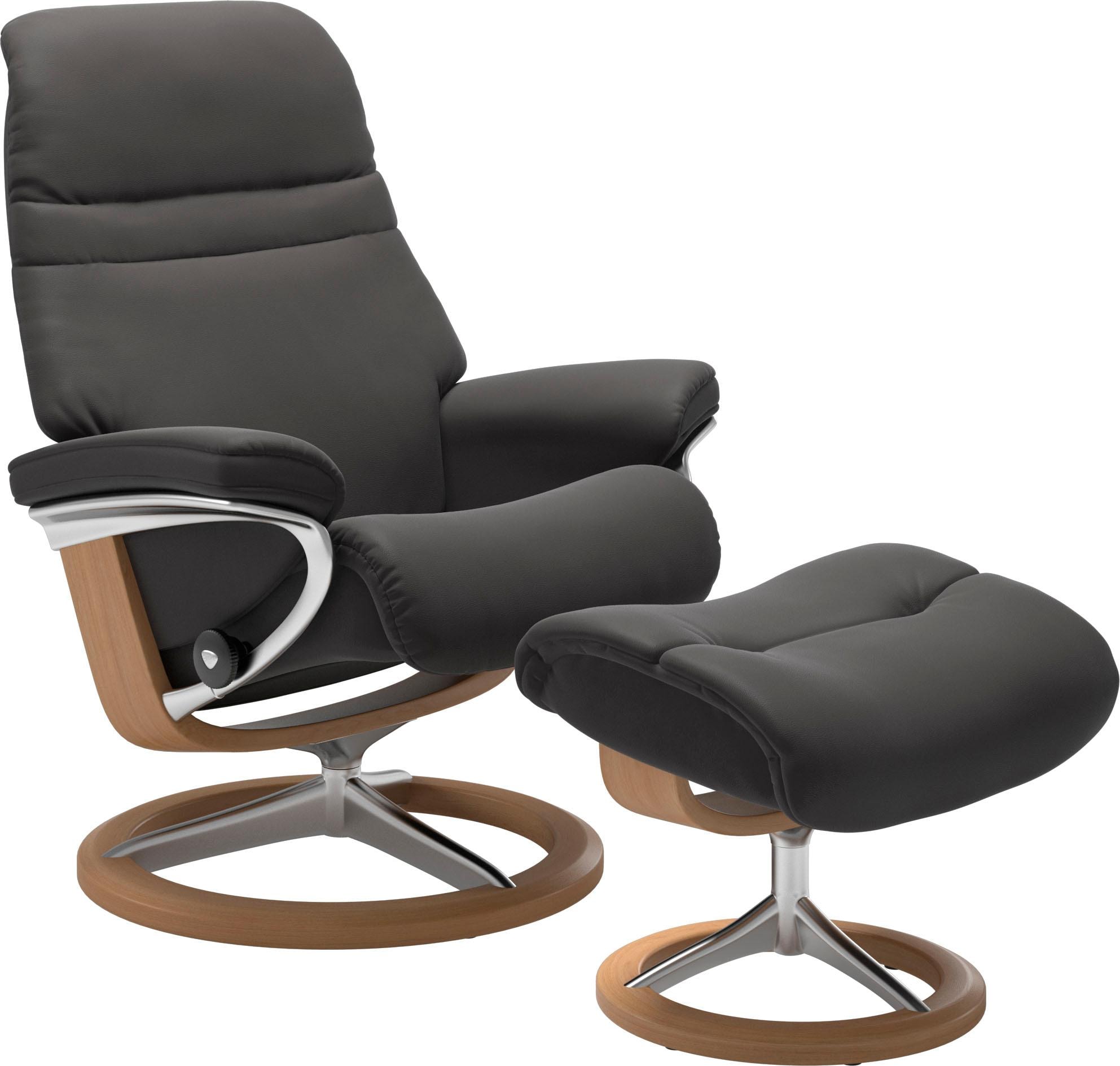 Stressless® Relaxsessel »Sunrise« Set, Relaxsessel mit Hocker, mit Signatur günstig online kaufen