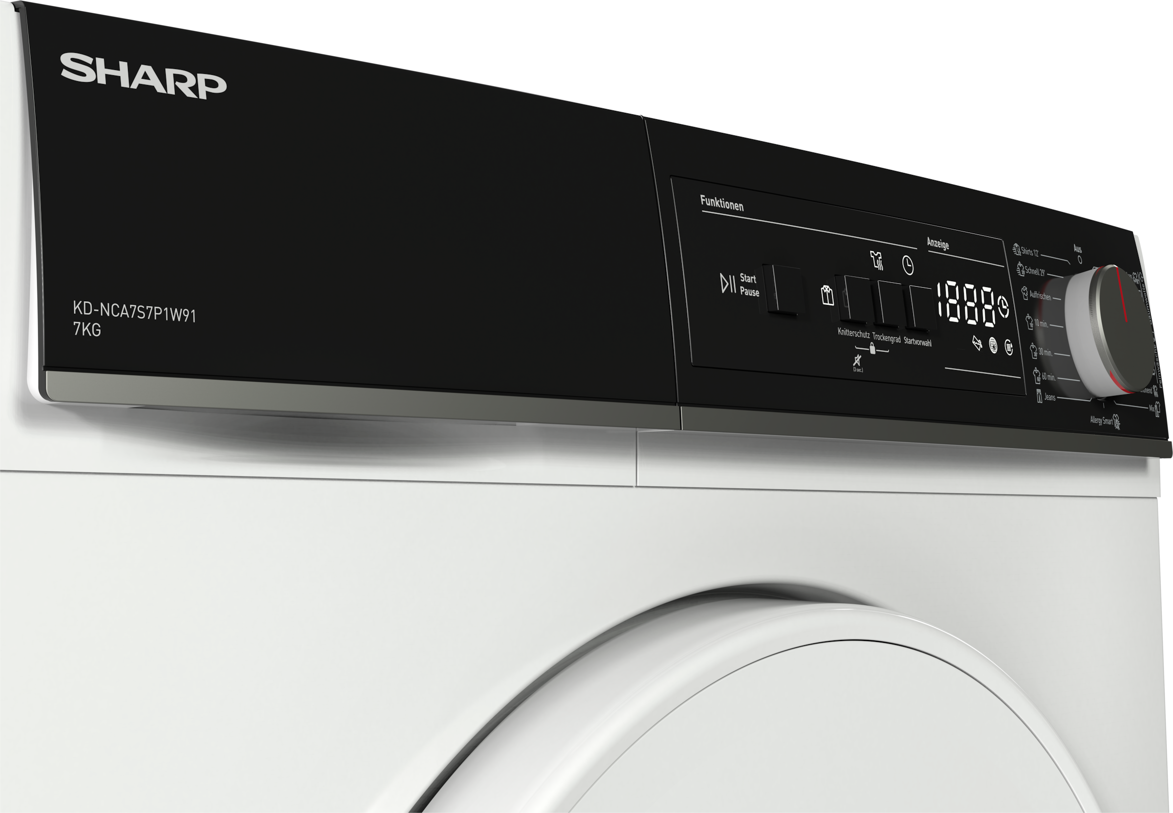 Sharp Kondenstrockner »KD-NCA7S7P1W91-DE«, 7 kg