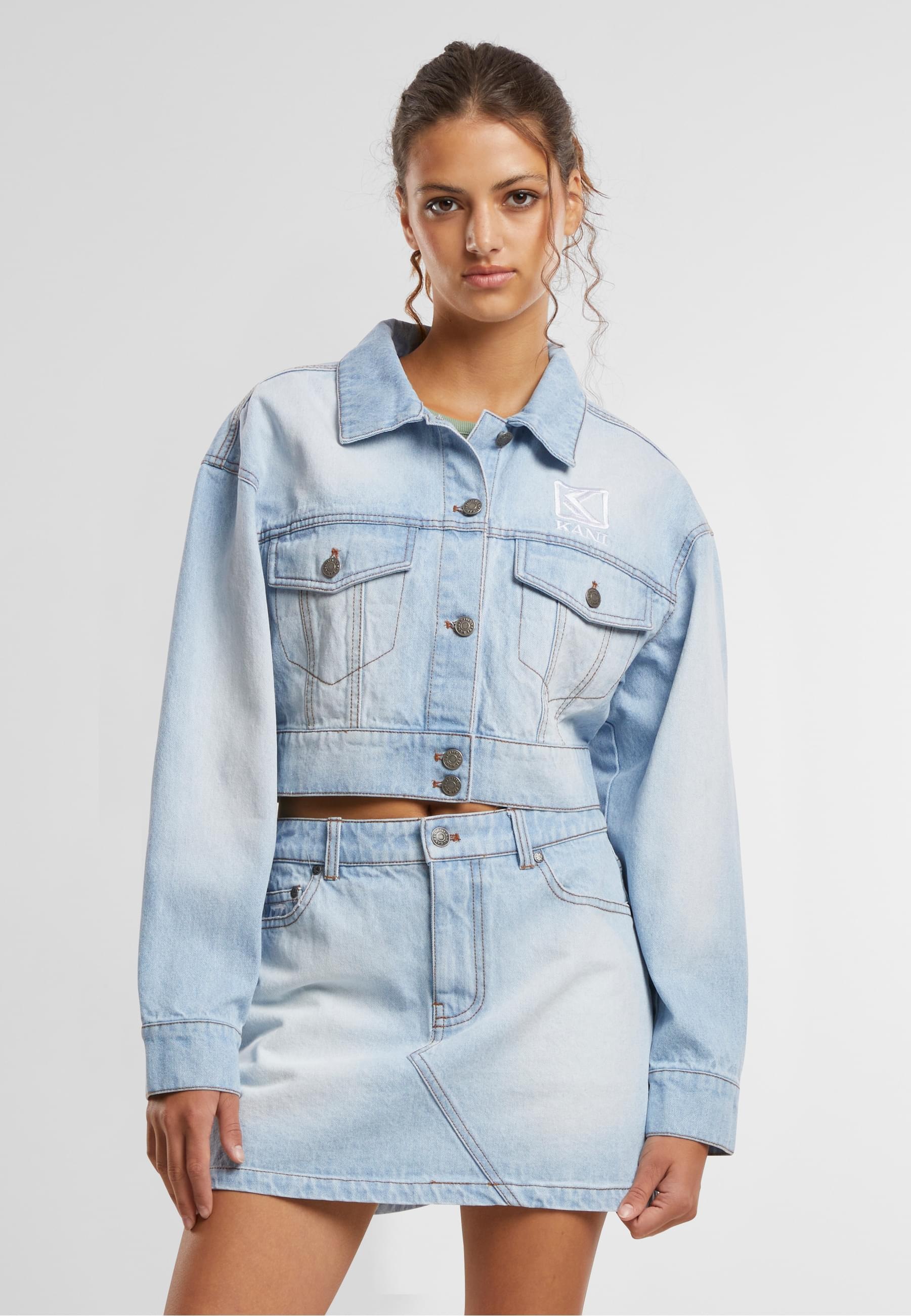 Karl Kani Jeansjacke »Karl Kani Og Kani Denim Jacket« 1 Stk. tlg. ohne Kapuze