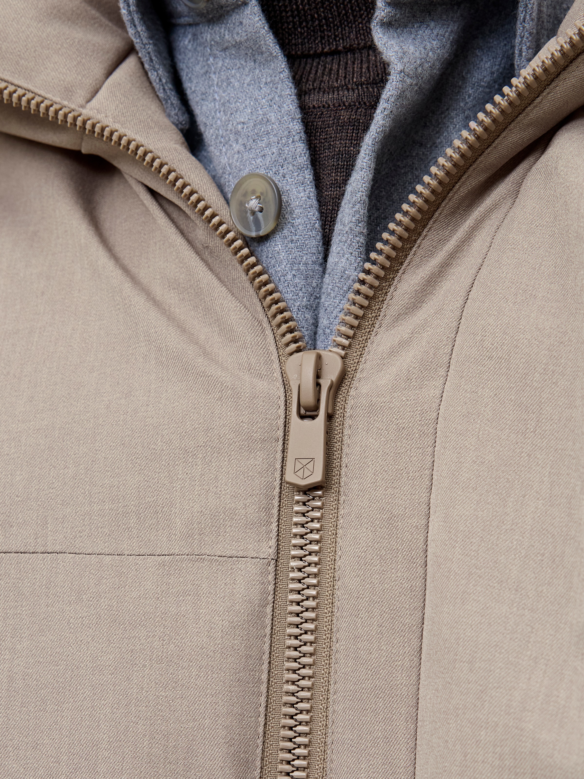 Jack & Jones Parka »JPRCCMOON MELANGE PARKA LN« mit Kapuze