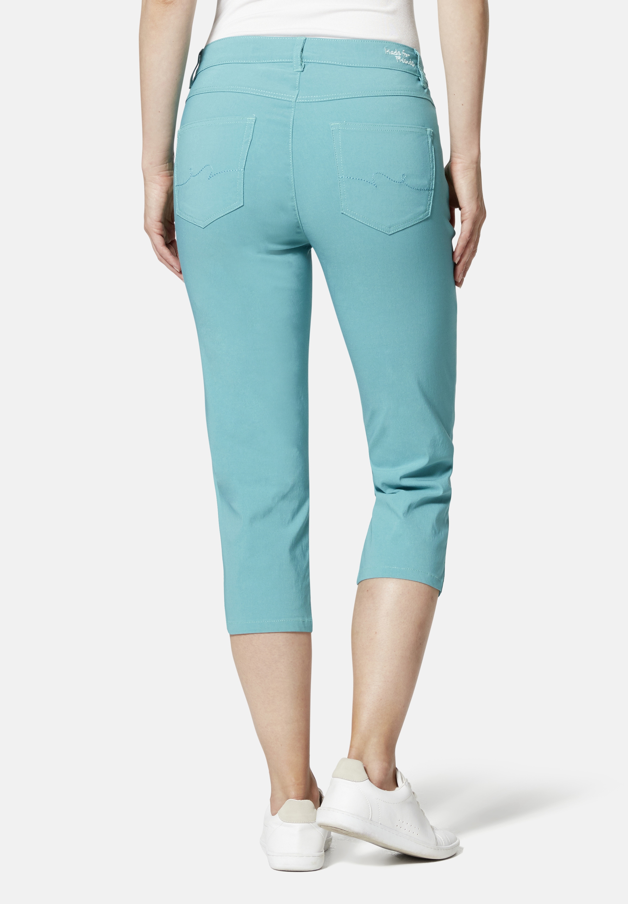 STOOKER WOMEN 7/8-Hose »Tahiti Bengalin Capri Slim Fit«, Capri Slim Fit Casual Clean Wash Bengalin für Damen