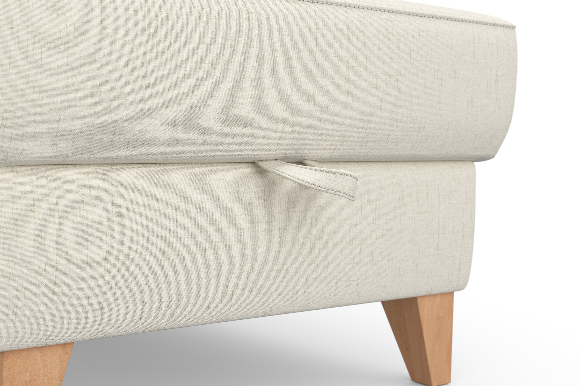 sit&more Ecksofa »Visby L-Form«, Wahlweise mit Bettfunktion und Bettkasten, frei im Raum stellbar