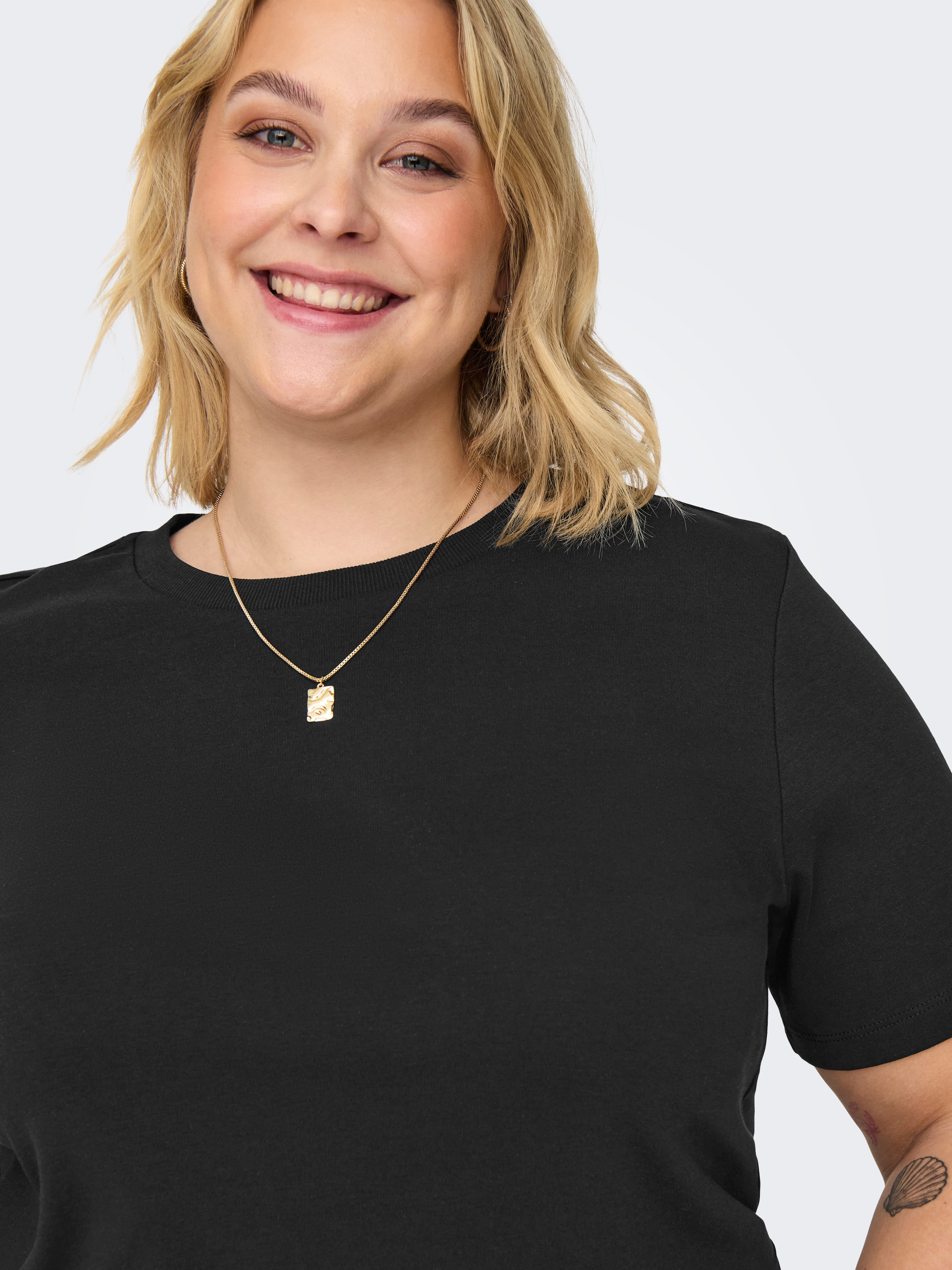 ONLY CARMAKOMA T-Shirt »CARJEN SS JEANS TEE JRS« Baumwolle