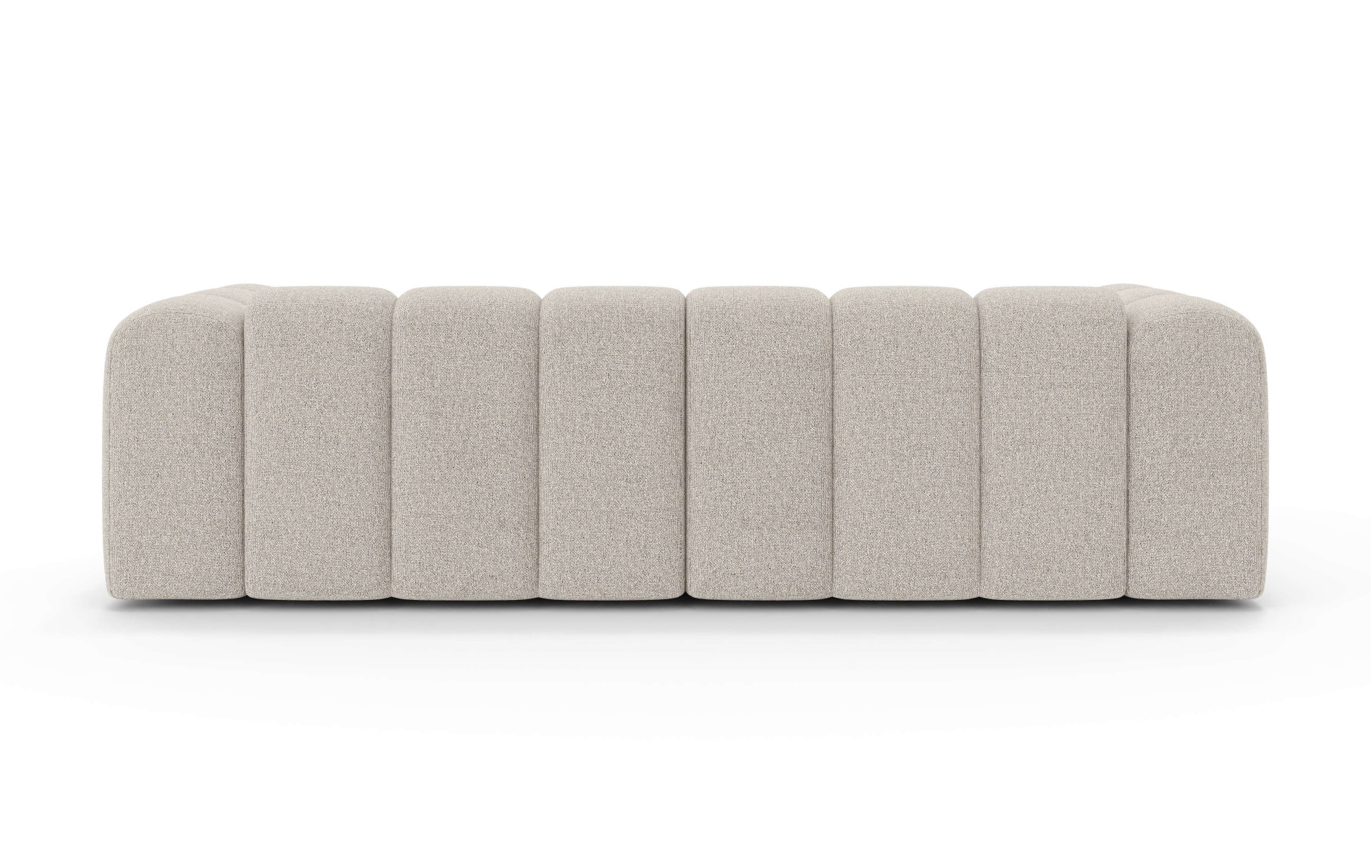 OTTO home Ecksofa »KALLIE Design-Sofa mit Wellenunterfederung, Bubble-Optik, 248/186/72cm«, moderne Steppung, hoher Sitzkomfort und modernes Design