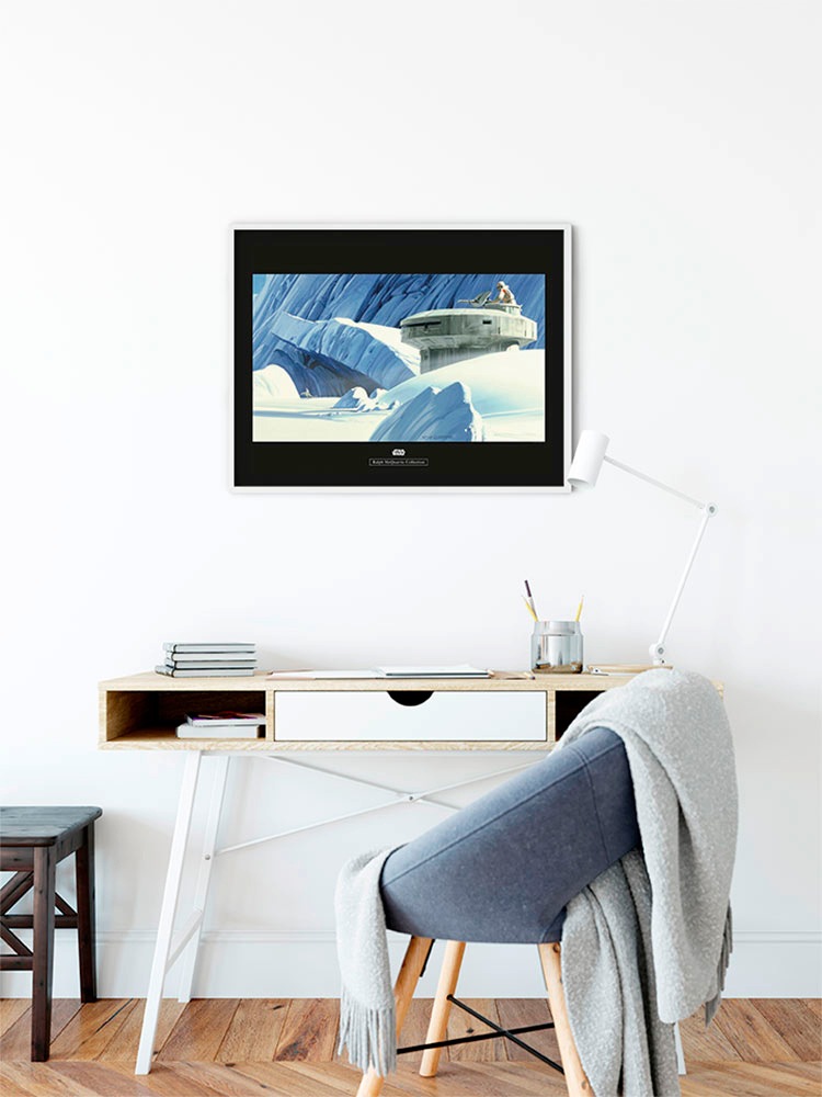 Komar Bild »Star Wars Classic RMQ Hoth Echo Base«, Star Wars, (1 St.), Wandbild zur Dekoration im Kinderzimmer - ohne Rahmen