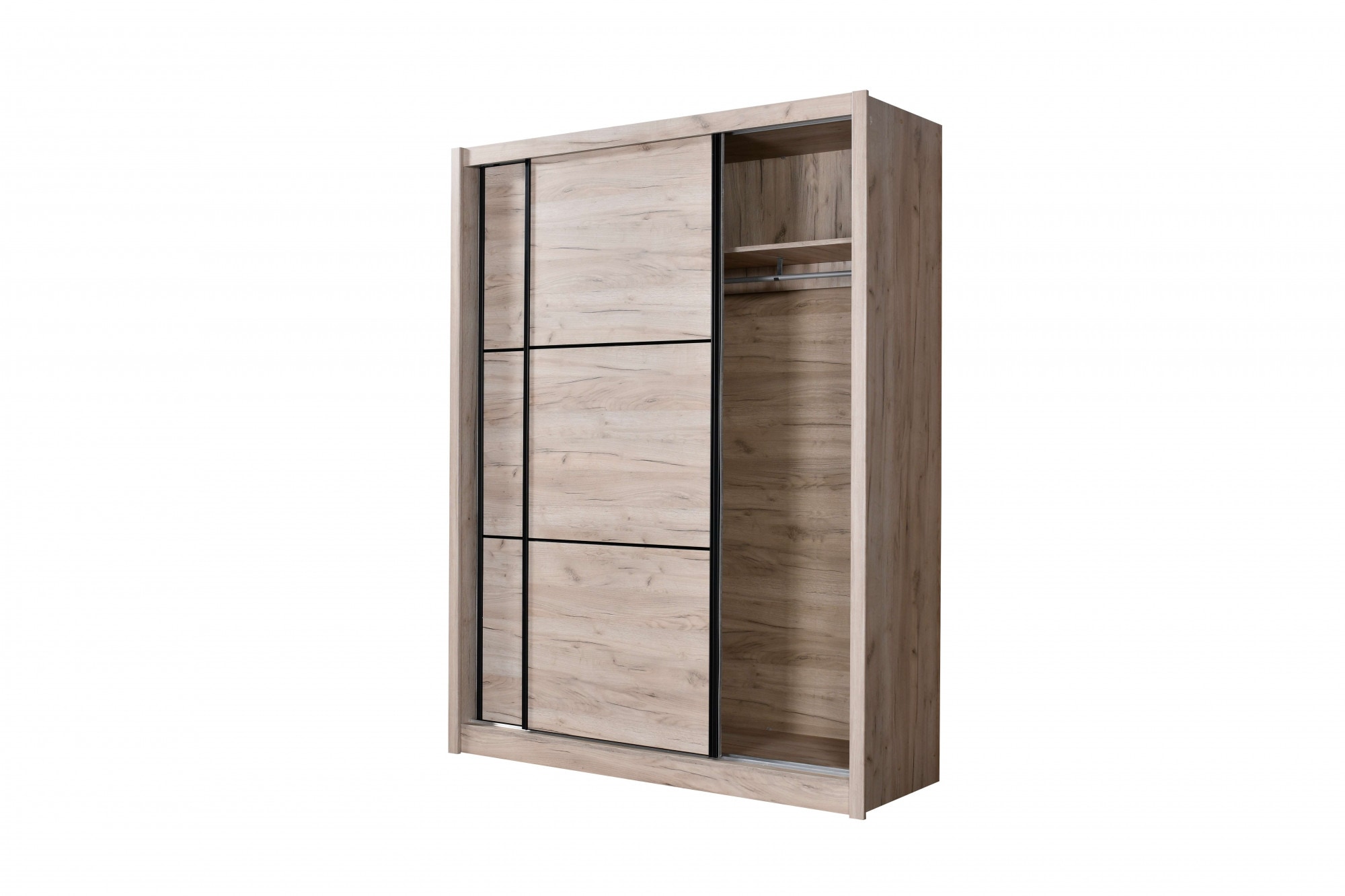 INOSIGN Schwebetürenschrank »Navara Kleiderschrank Wäscheschrank«, in 3 Breiten, mit kompletter Innenausstattung, FSC®-zertifiziert