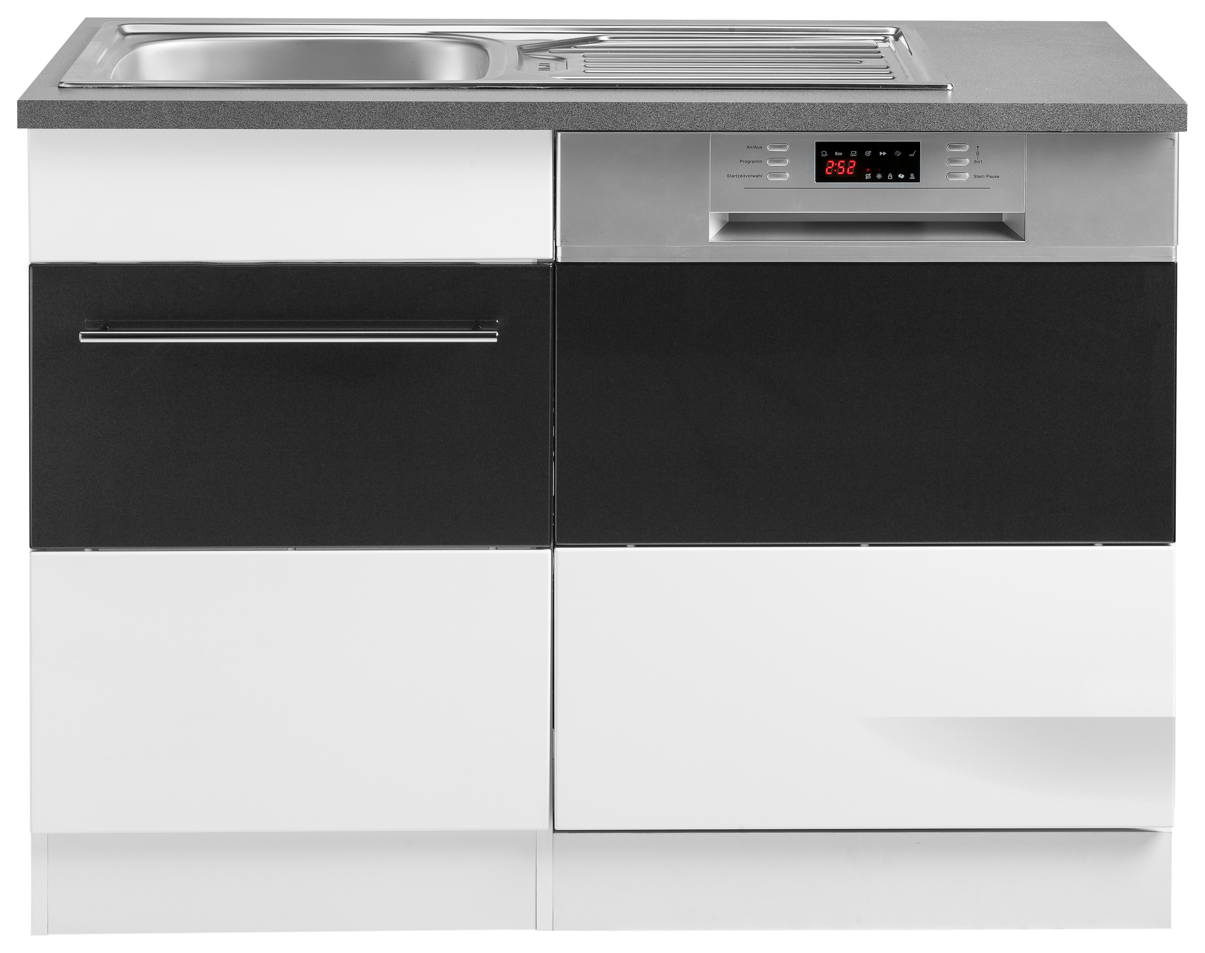 HELD MÖBEL Spülenschrank »Trient«, 110 cm breit, inkl. Tür/Socke für Einbaugeschirrspüler