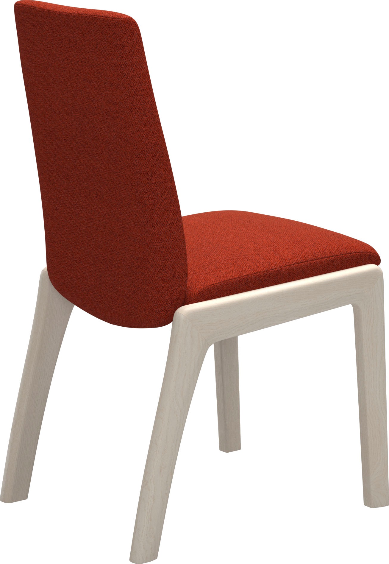 Stressless® Polsterstuhl »Laurel«, ROHLEDER Stoff Q2 FARON, Low Back, Größe M, mit abgerundeten Beinen in Eiche gekalkt