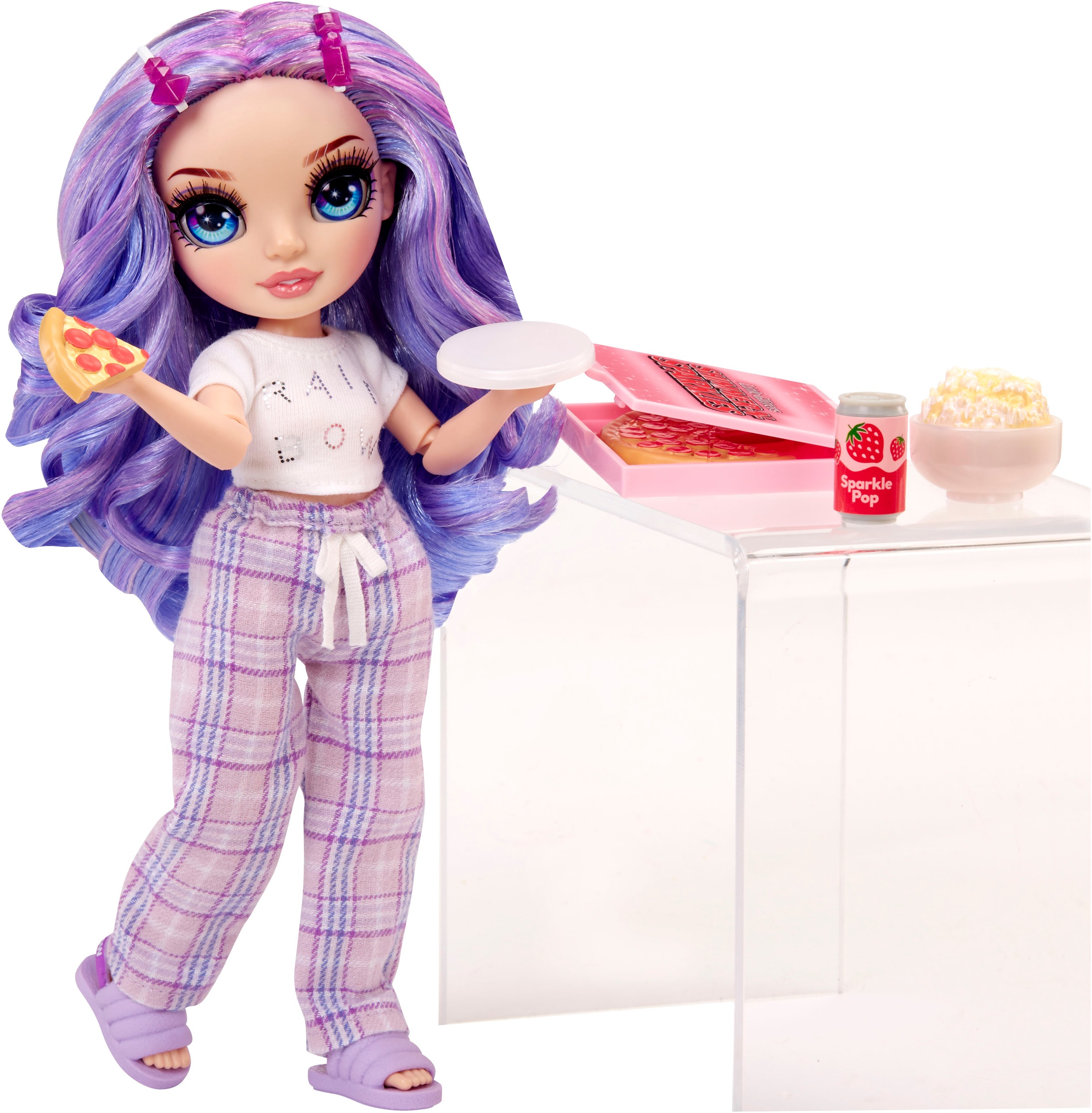 4. Bild von RAINBOW HIGH Anziehpuppe »Junior High PJ Party Fashion Doll Violet (Purple)«