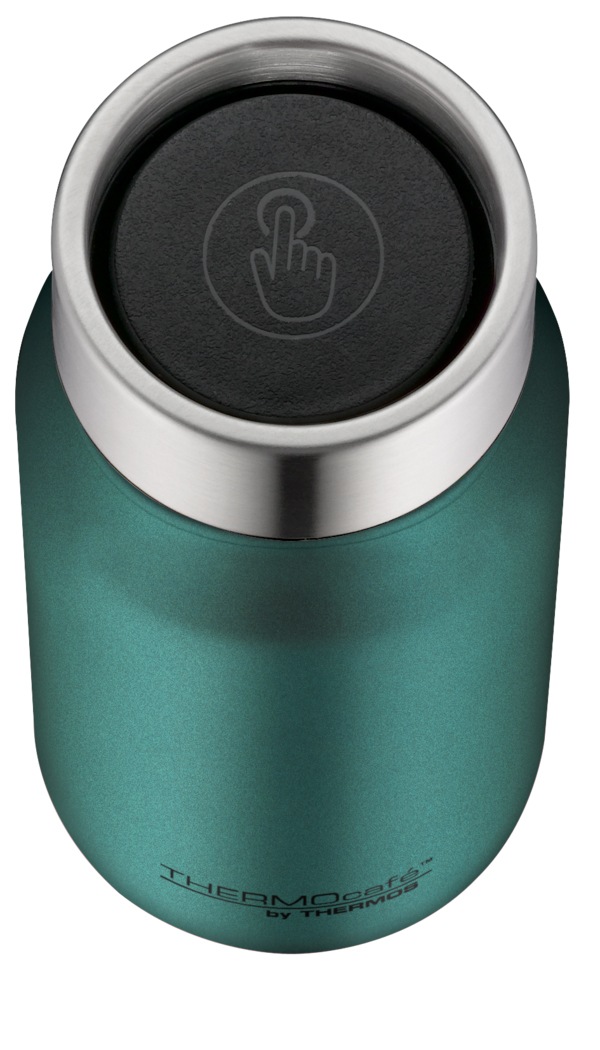 THERMOcafé Thermobecher »TC DRINKING MUG, absolut dicht, spülmaschinenfest«, (1 tlg.), 0,35l, 8h heiß & 16h kalt, zerlegbares Push Button Lid