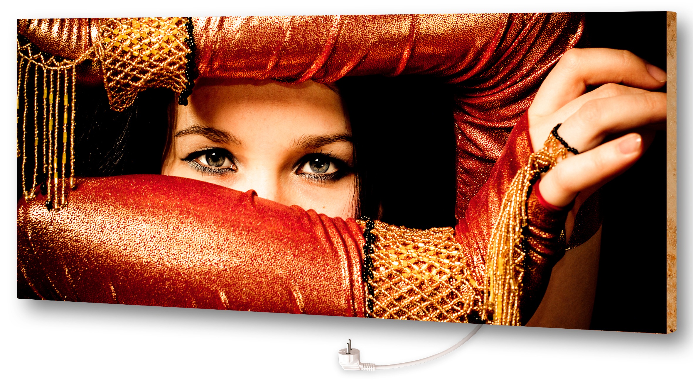 Marmony Infrarotheizung »MOTIV-Heizkörper "Arabic Eyes", 800 Watt«, aus deutschem Jura-Naturstein