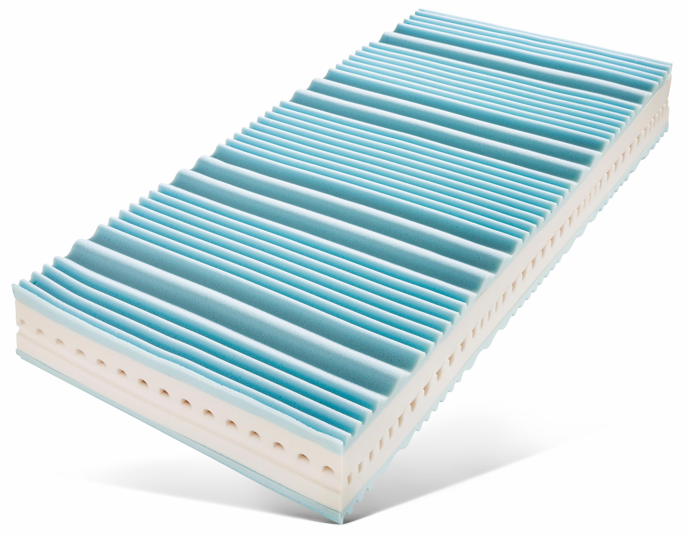 Hn8 Schlafsysteme Gelschaummatratze »Dynamic Gel CS«, 26 cm hoch, Raumgewicht: 28 kg/m³, (1 St.), optimale Körperunterstützung dank Gelschaum & ideale Luftzirkulation