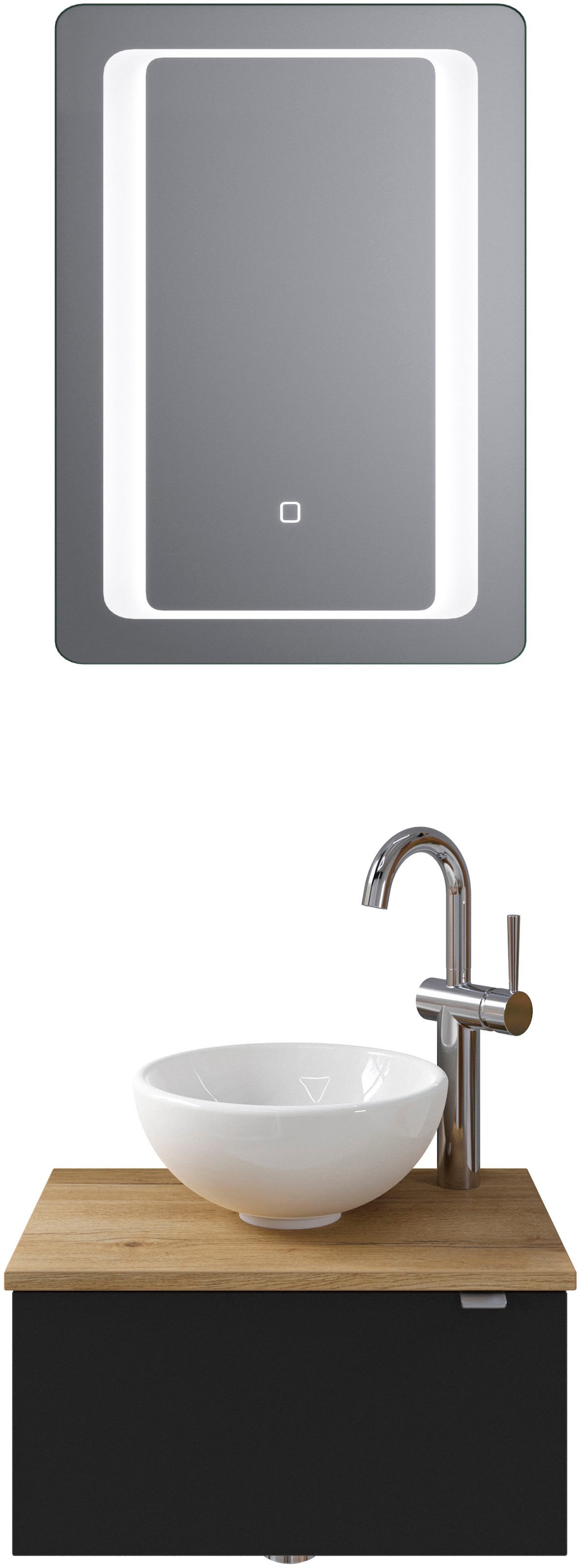 Saphir Badmöbel-Set »Serie 6915«, (4 St.), Gäste-Bad, 51 cm breit, mit LED- günstig online kaufen