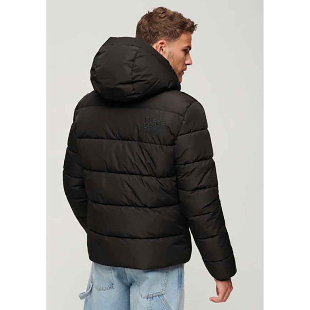 Superdry Steppjacke »HOODED SPORTS PUFFR JACKET«, mit Kapuze