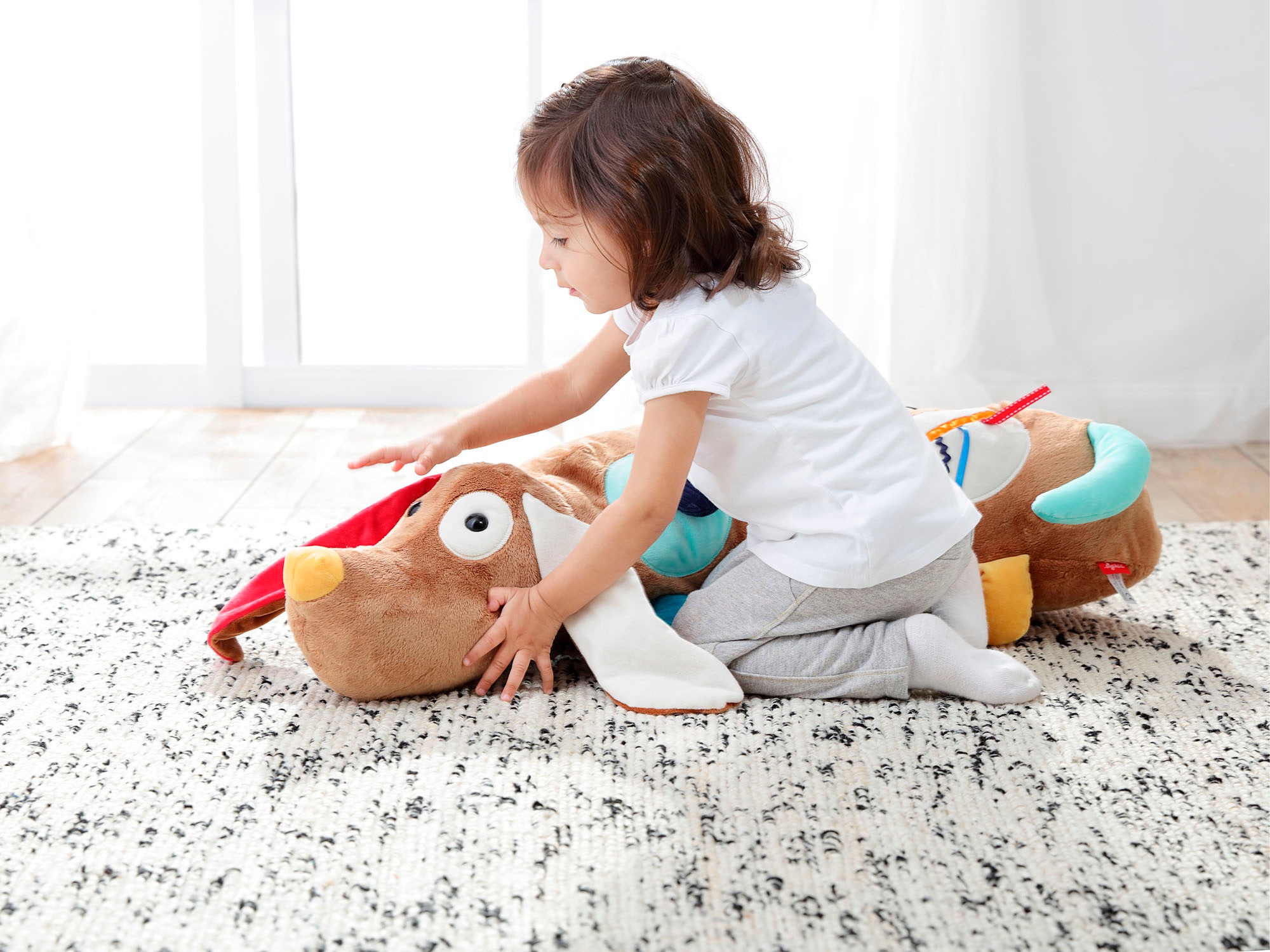 Sigikid Dekokissen »Kinderbunt, XXL Aktiv Spielkissen Hund«