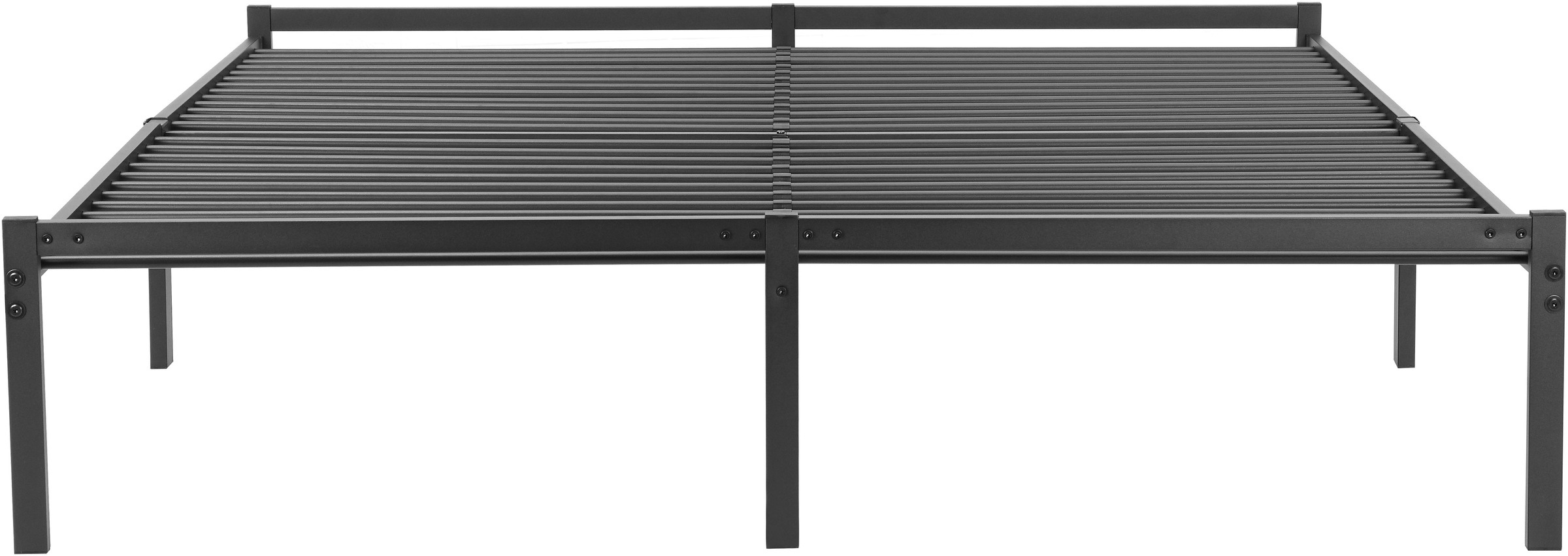 INOSIGN Metallbett »LIST Bett Bettgestell Bettrahmen Einzelbett Doppelbett«, (Stahlbett schwarz in TOP Qualität und 4 Breiten), Bett mit 26 Lattenroste zum Schutz der Matratze Bestseller