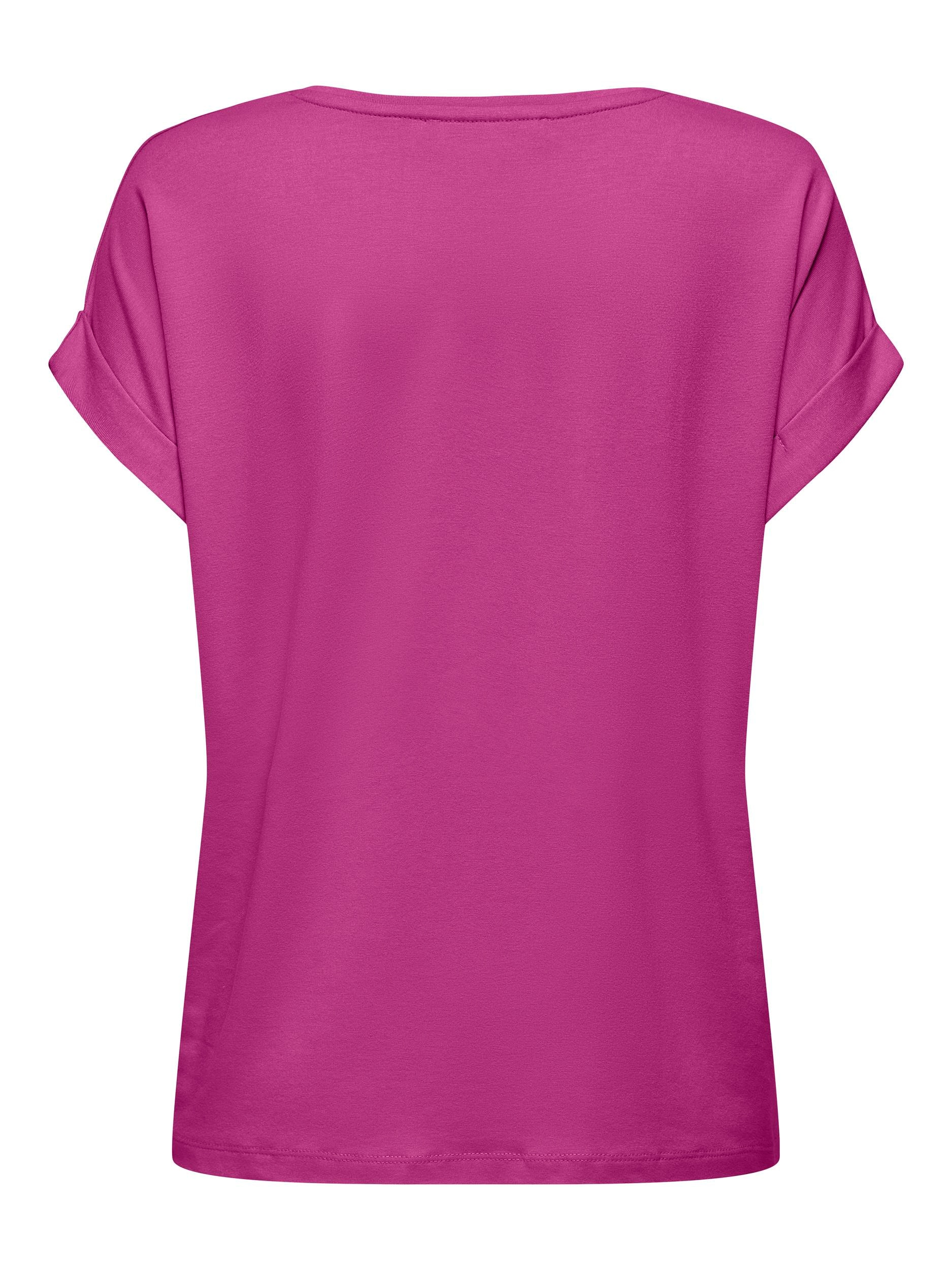 ONLY T-Shirt »ONLMOSTER S/S O-NECK TOP NOOS JRS«, mit Aufschlag am Arm