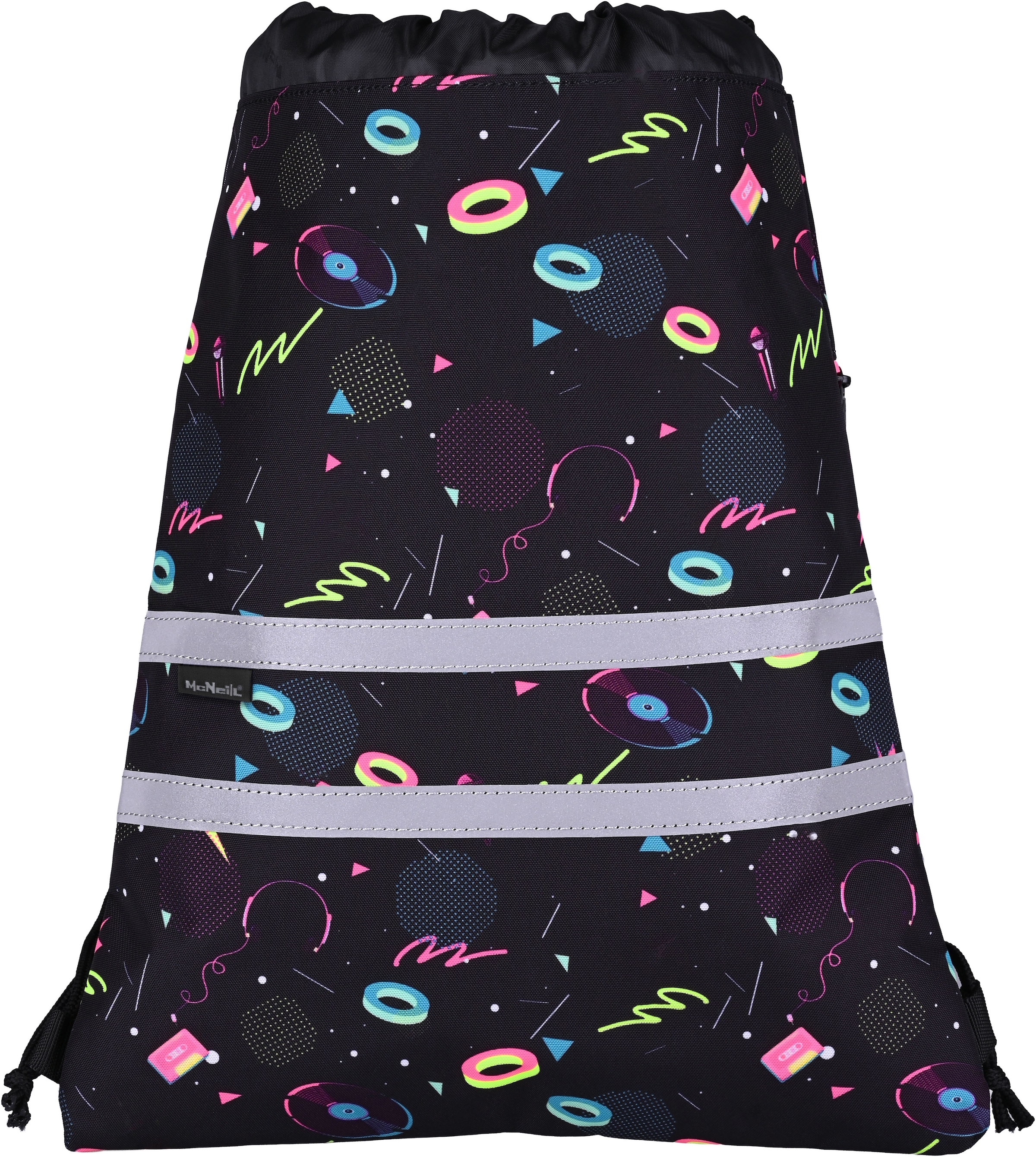 McNeill Schulranzen »Primo, inkl. Etui, Turnbeutel,« Reflektierende Streifen auf den Schultergurten;Retroreflektierende Flächen