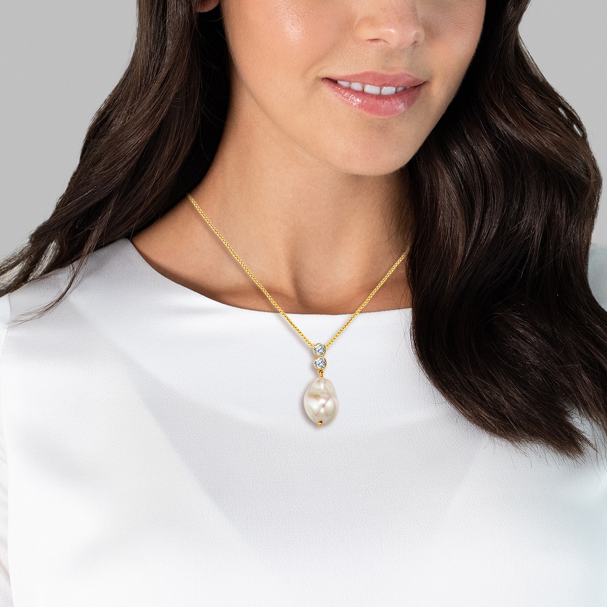 Yokoamii Kette mit Anhänger »Y83«, (1 tlg.), mit Perle