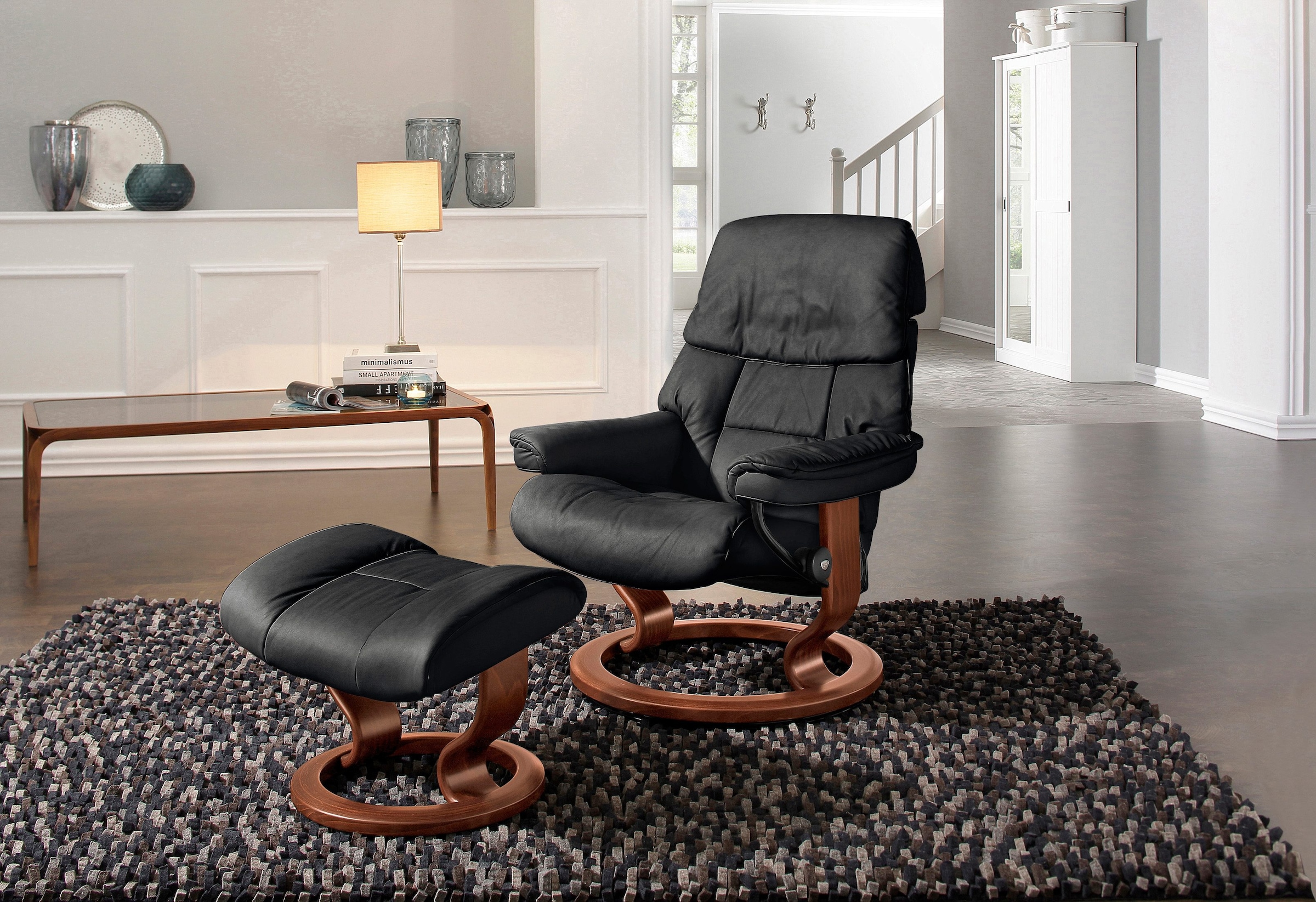 Stressless® Relaxsessel »Ruby«, (Set, Relaxsessel mit Hocker), mit Classic günstig online kaufen