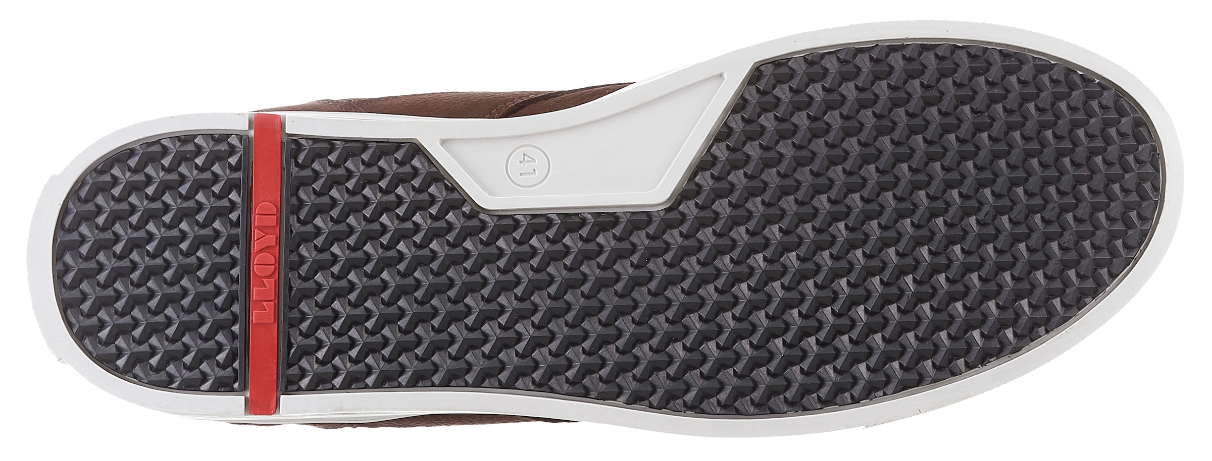 Lloyd Slip-On Sneaker »Ellison«, Mid Cut Sneaker, Freizeitboot, Schnürboot mit elastischem Gummizug