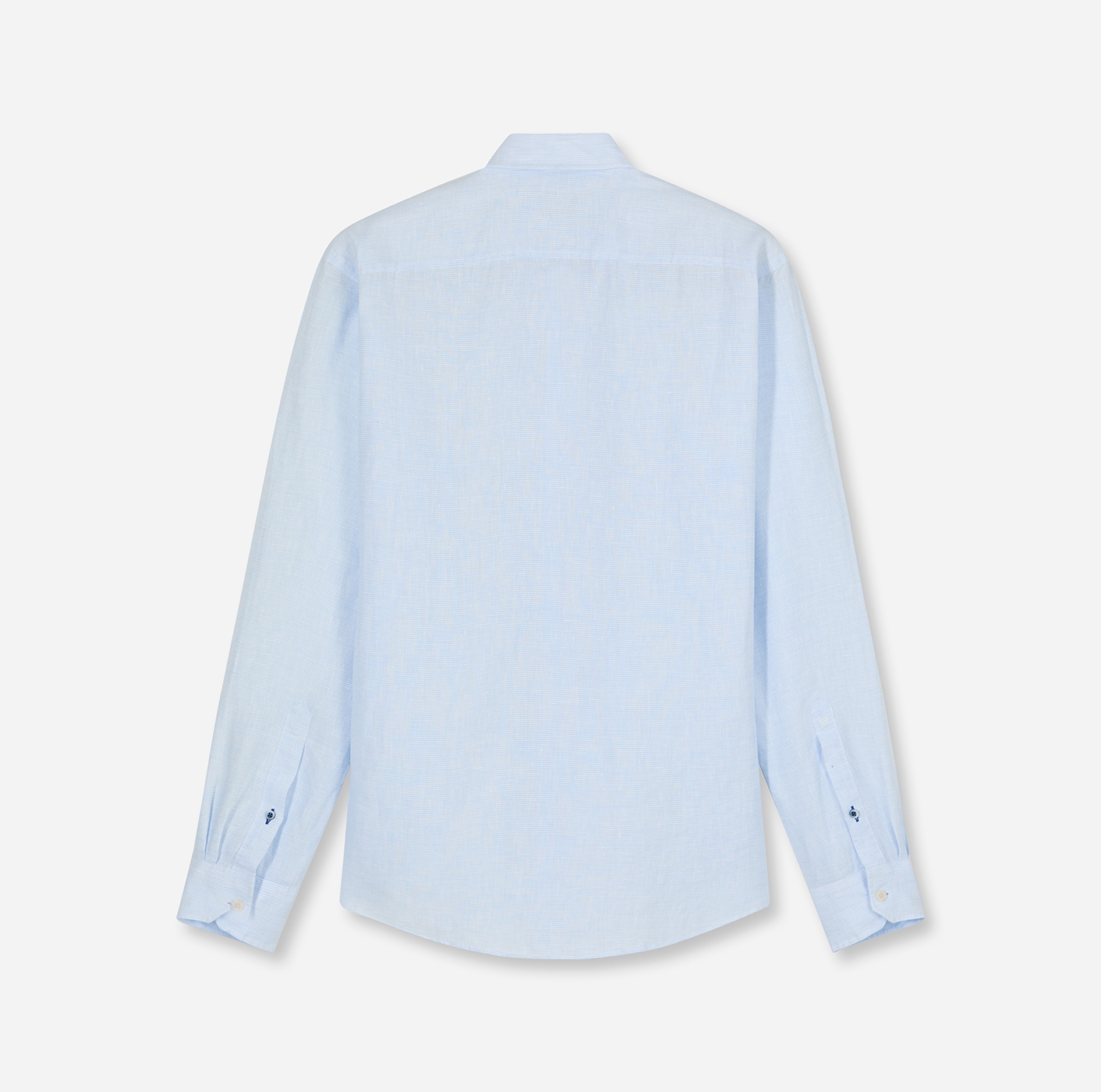 OLYMP Langarmhemd Casual, Button-down-Kragen, regular fit, Leinen