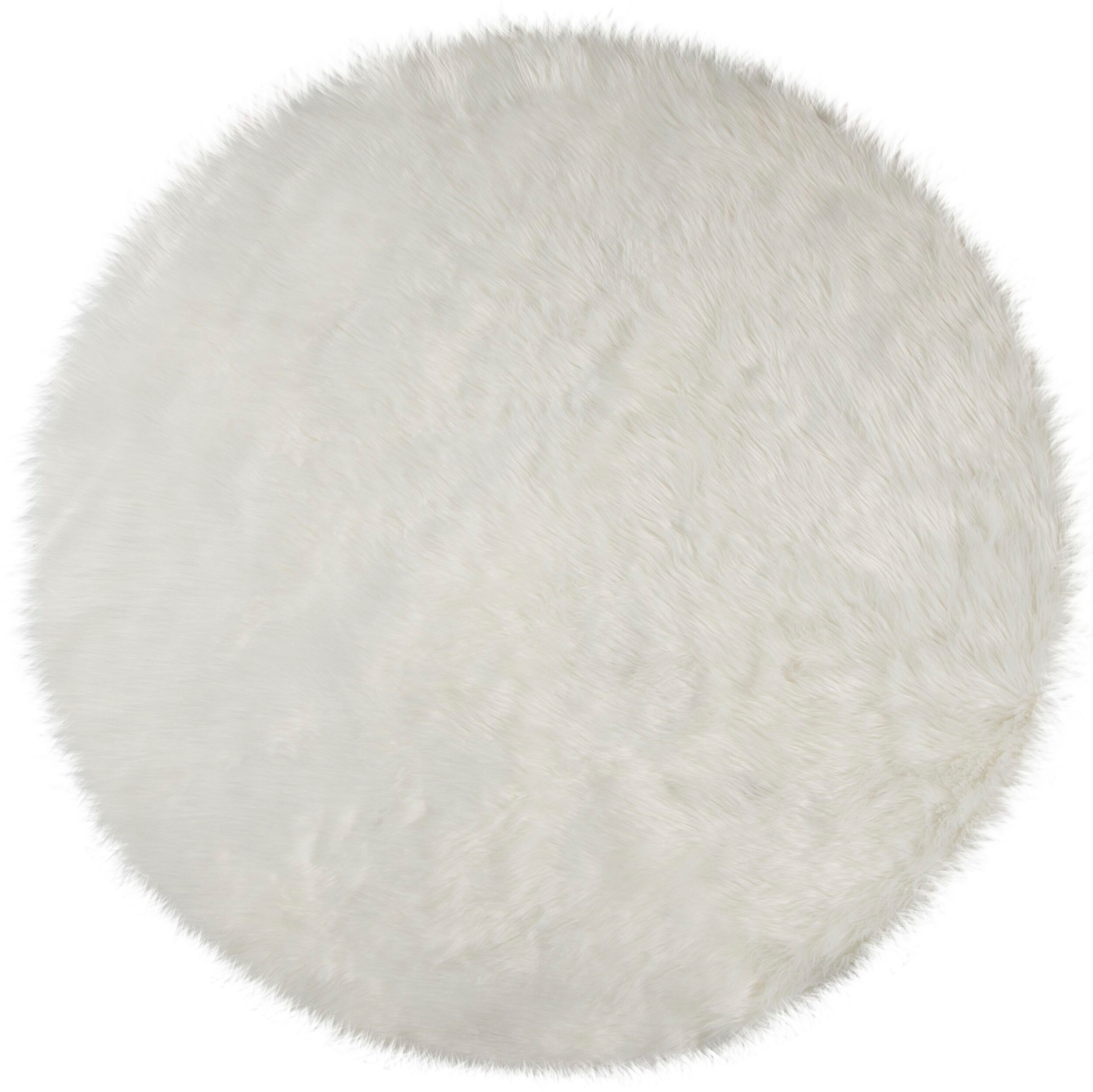 FLAIR RUGS Hochflor-Teppich »Sheepskin«, rund, 60 mm Höhe, Kunstfell, Wohnz günstig online kaufen