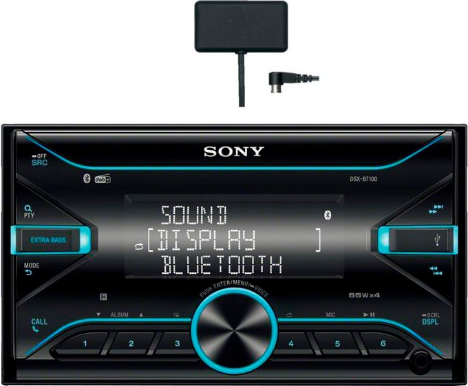 55 (DAB+)-FM-Tuner Digitalradio Autoradio (Bluetooth bestellen »DSXB710KIT«, online Sony W)
