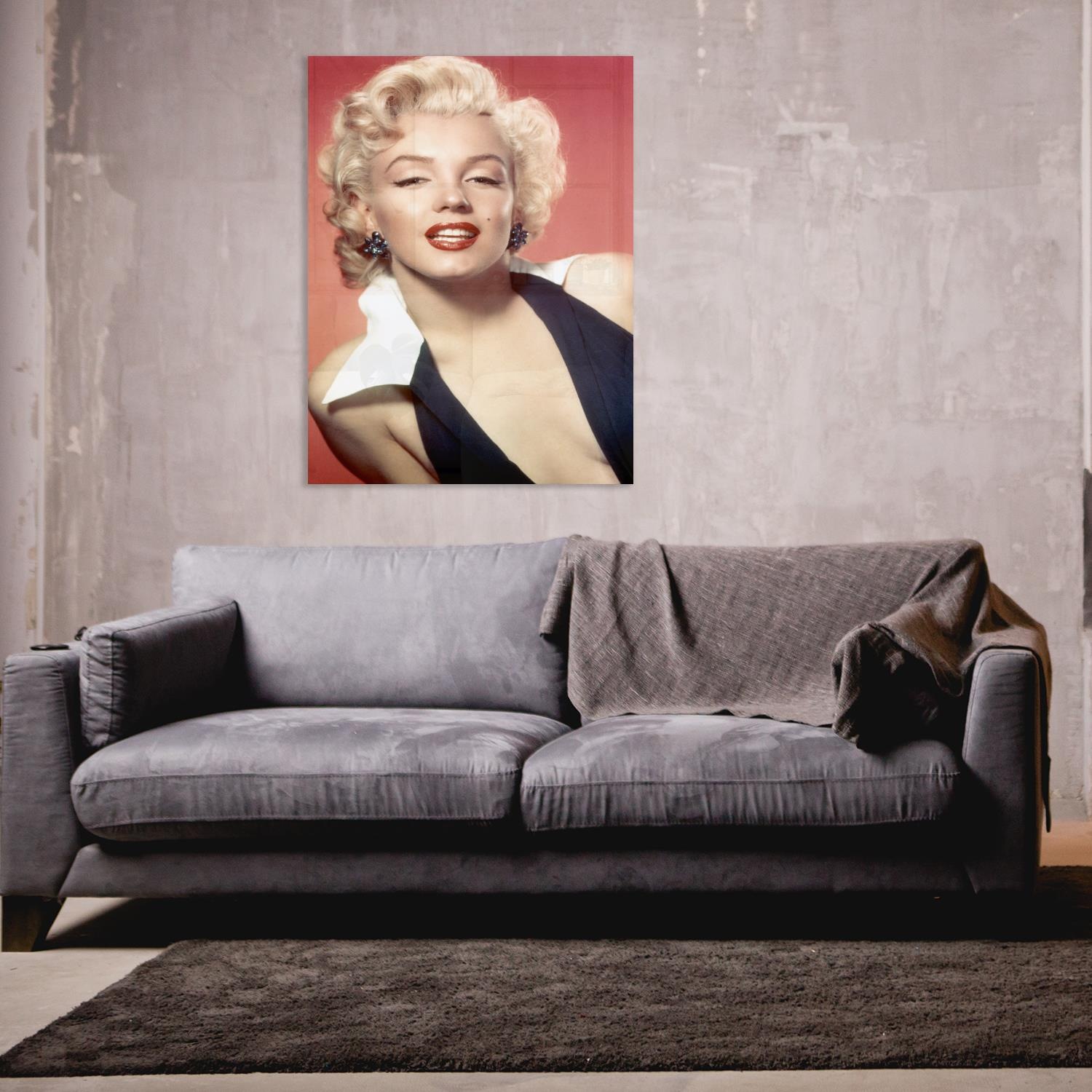 queence Acrylglasbild »Marilyn Monroe - Red Love«, Frau-Stars-Portrait-Foto günstig online kaufen