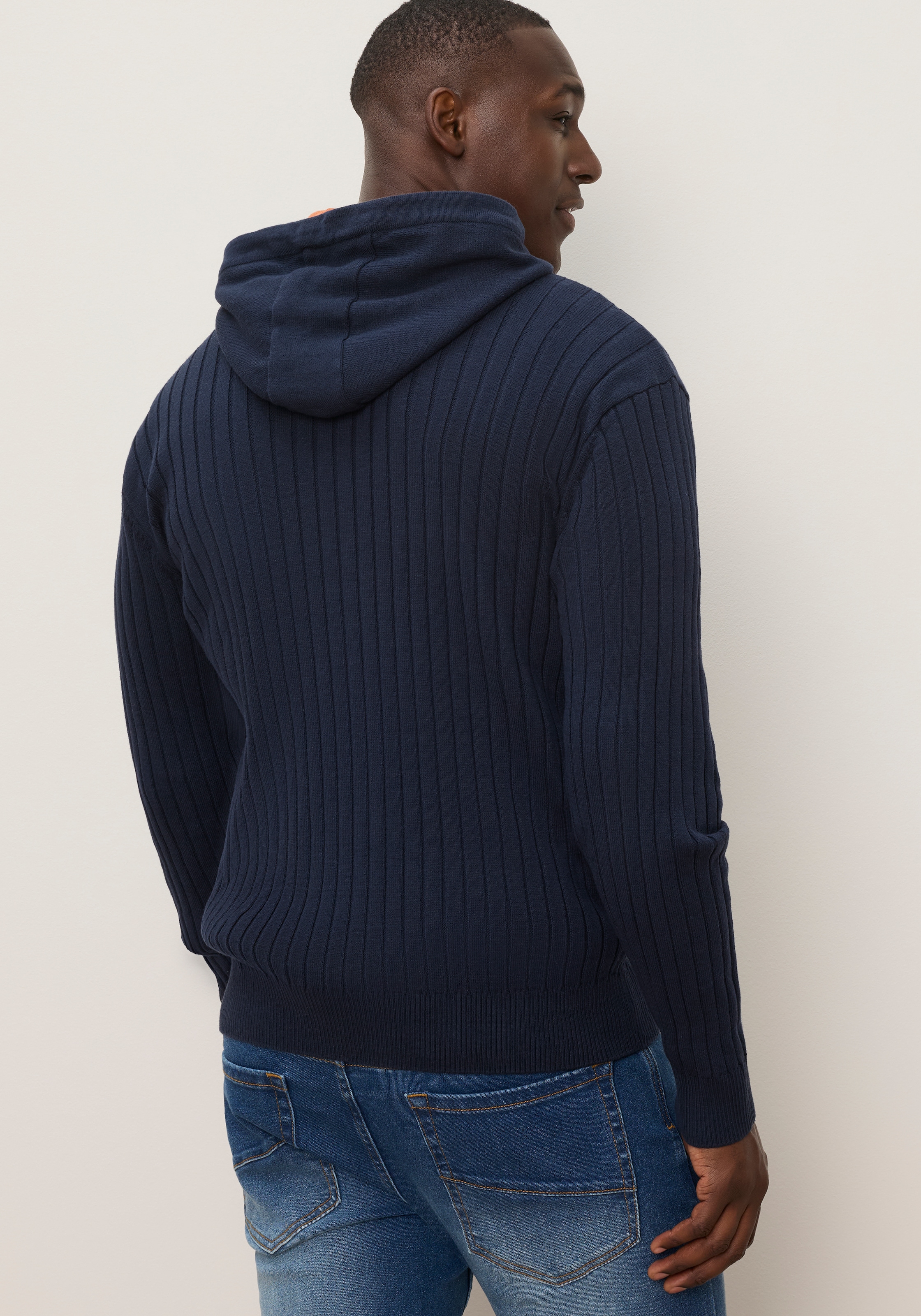 KangaROOS Kapuzenstrickjacke mit Reißverschluss, Langarm, Regular Fit, normale Länge