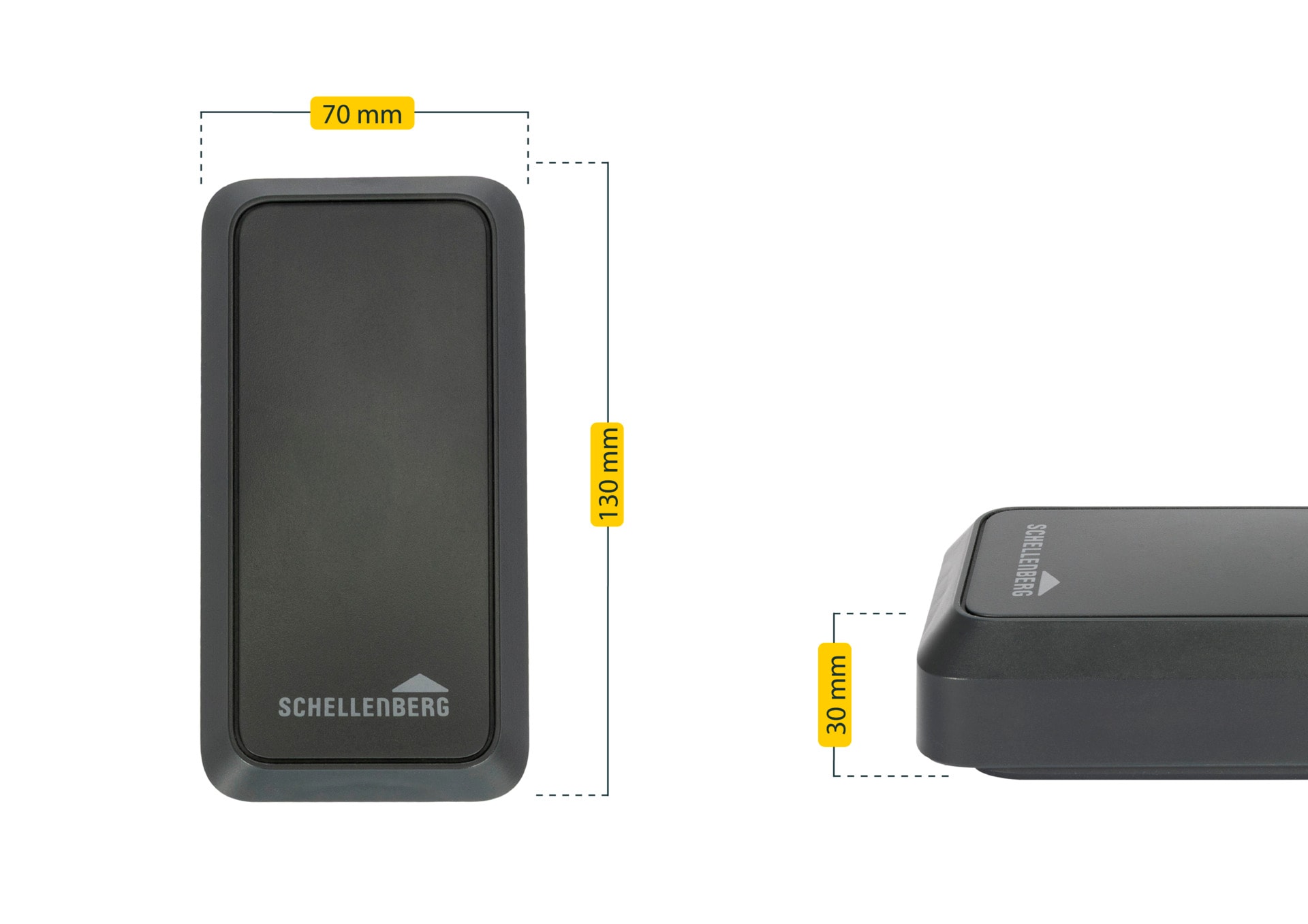 SCHELLENBERG Garagen-Notentriegelung »mit Abdeckung für Gargentore, Funk-Codierschalter batteriebetrieben« Funkfrequenz 433,92 MHz bis 20 m, Außenmontage