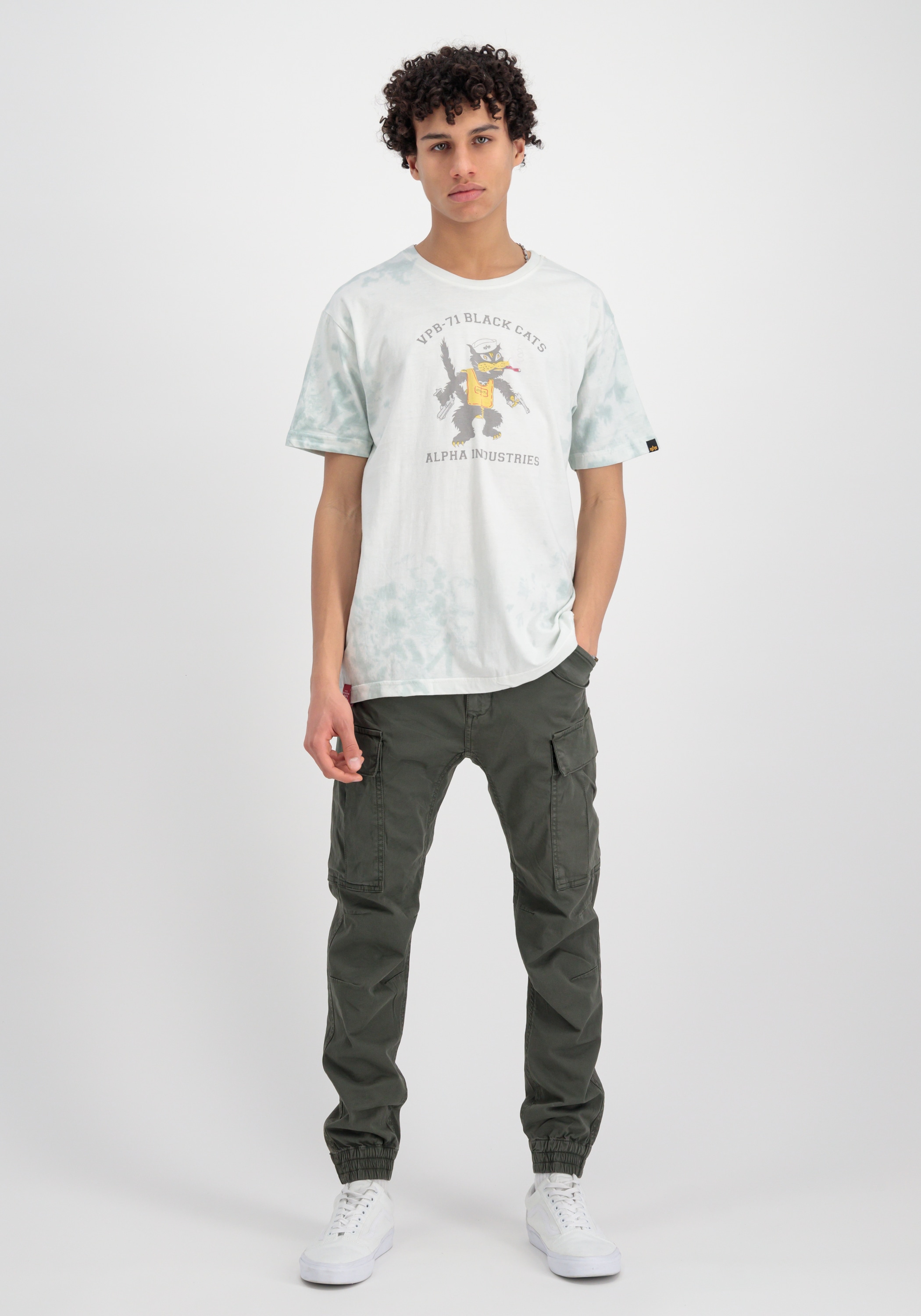 Alpha Industries T-Shirt »Alpha Industries Men - T-Shirts Black Cats T-Shirt«