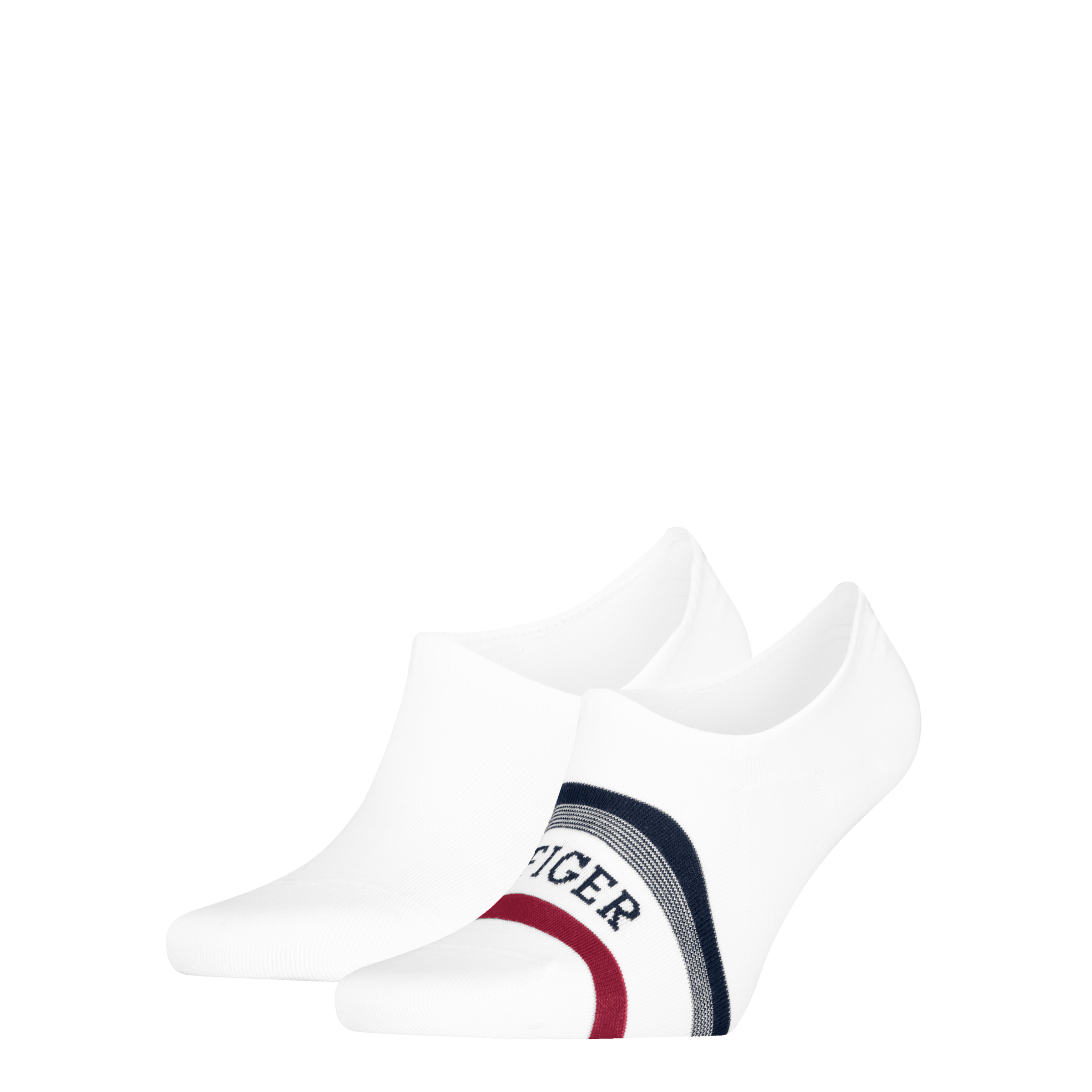 Tommy Hilfiger Füßlinge »TH MEN FOOTIE 2P HILFIGER TAB«, (2er-Pack), mit Anti-Rutsch Technologie
