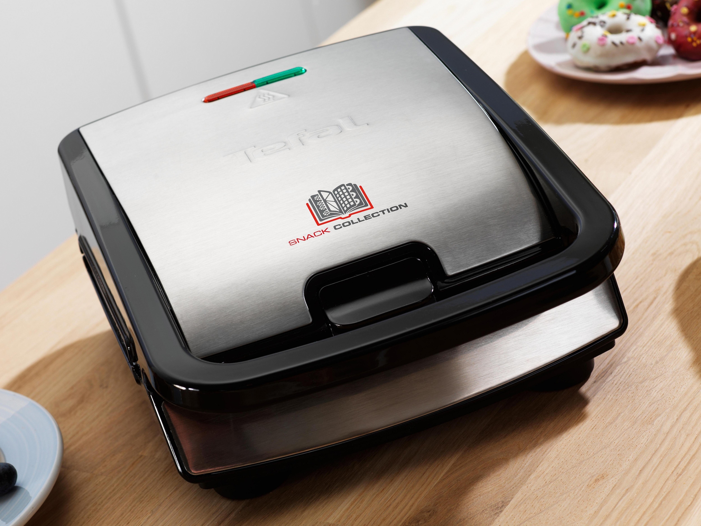 Tefal 2-in-1-Kombi-Waffeleisen »SW852D Snack Collection«, 700 W