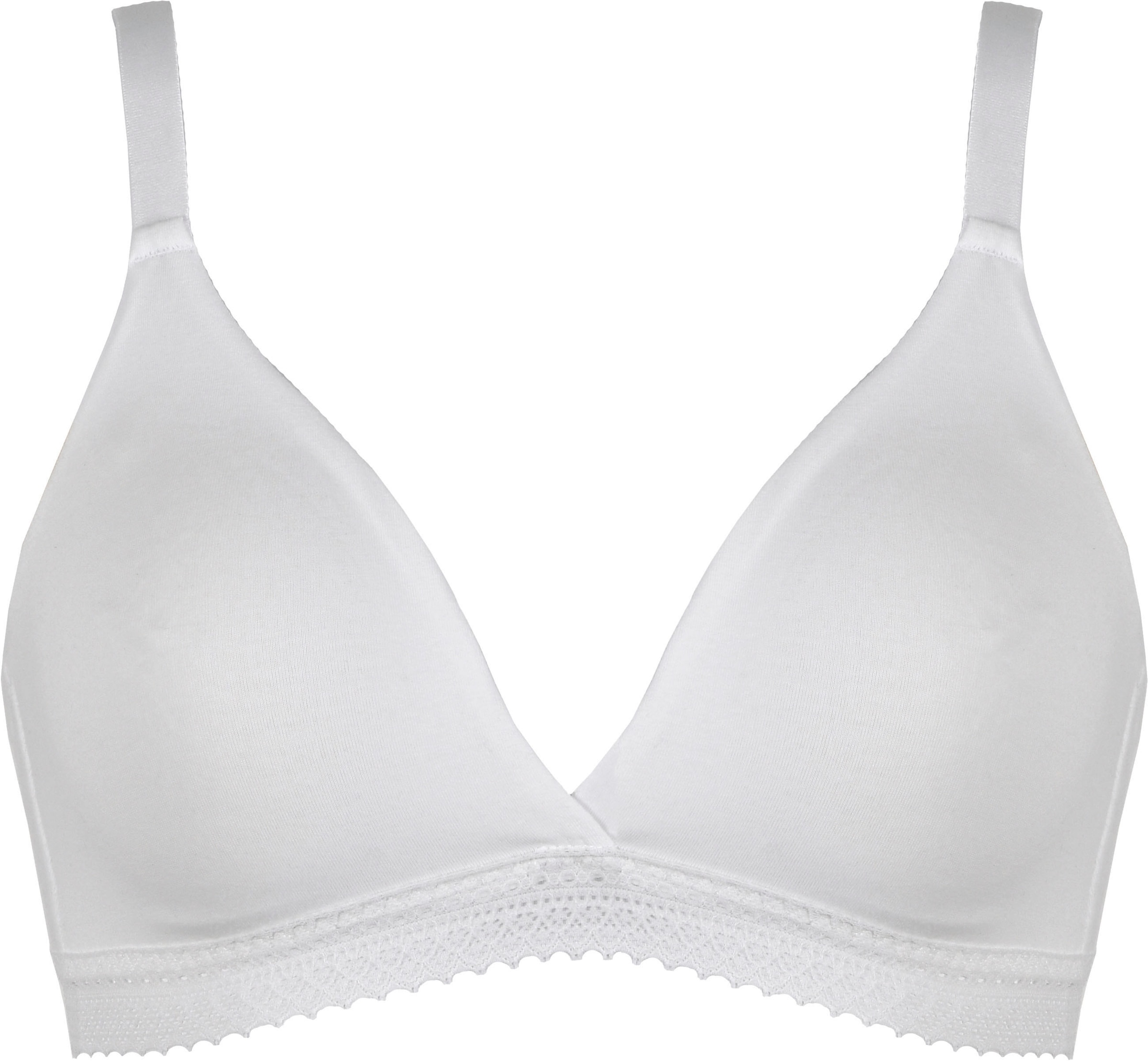 Naturana Soft-BH, feminin, basic, bequem, verstellbare Träger, ohne Bügel, Baumwollmix