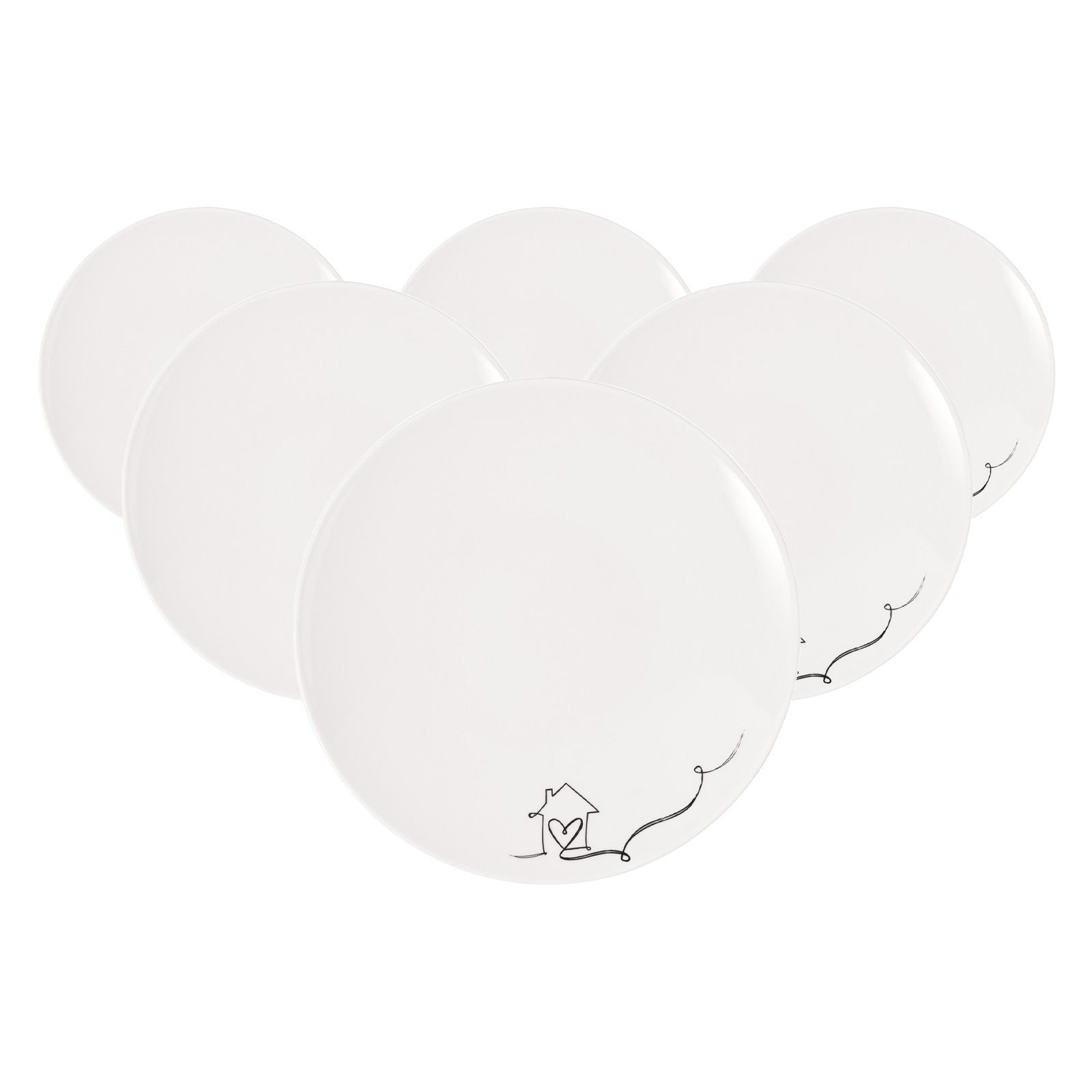 Villeroy & Boch Frühstücksteller »Frühstücksteller Statement Lines ø 21,2 c günstig online kaufen