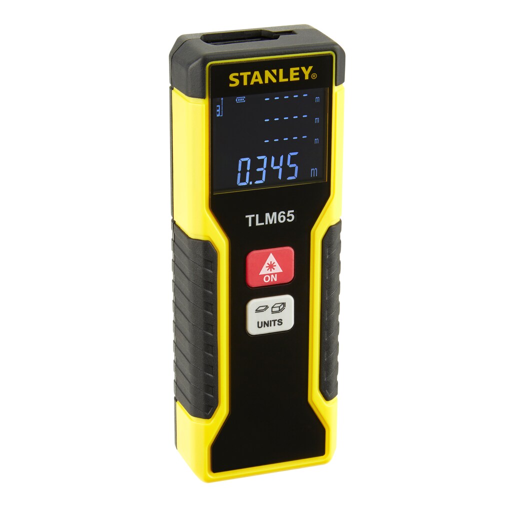 STANLEY Entfernungsmesser »STHT1-77032 Laserentfernungsmesser, Laserklasse 2«, Präzision: +/- 3mm, Reichweite 20 m, 2x AAA-Batterien