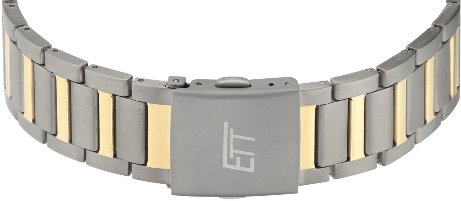 ETT Funkuhr »Everest«, Armbanduhr, Herrenuhr, Datum, Solar, Titan