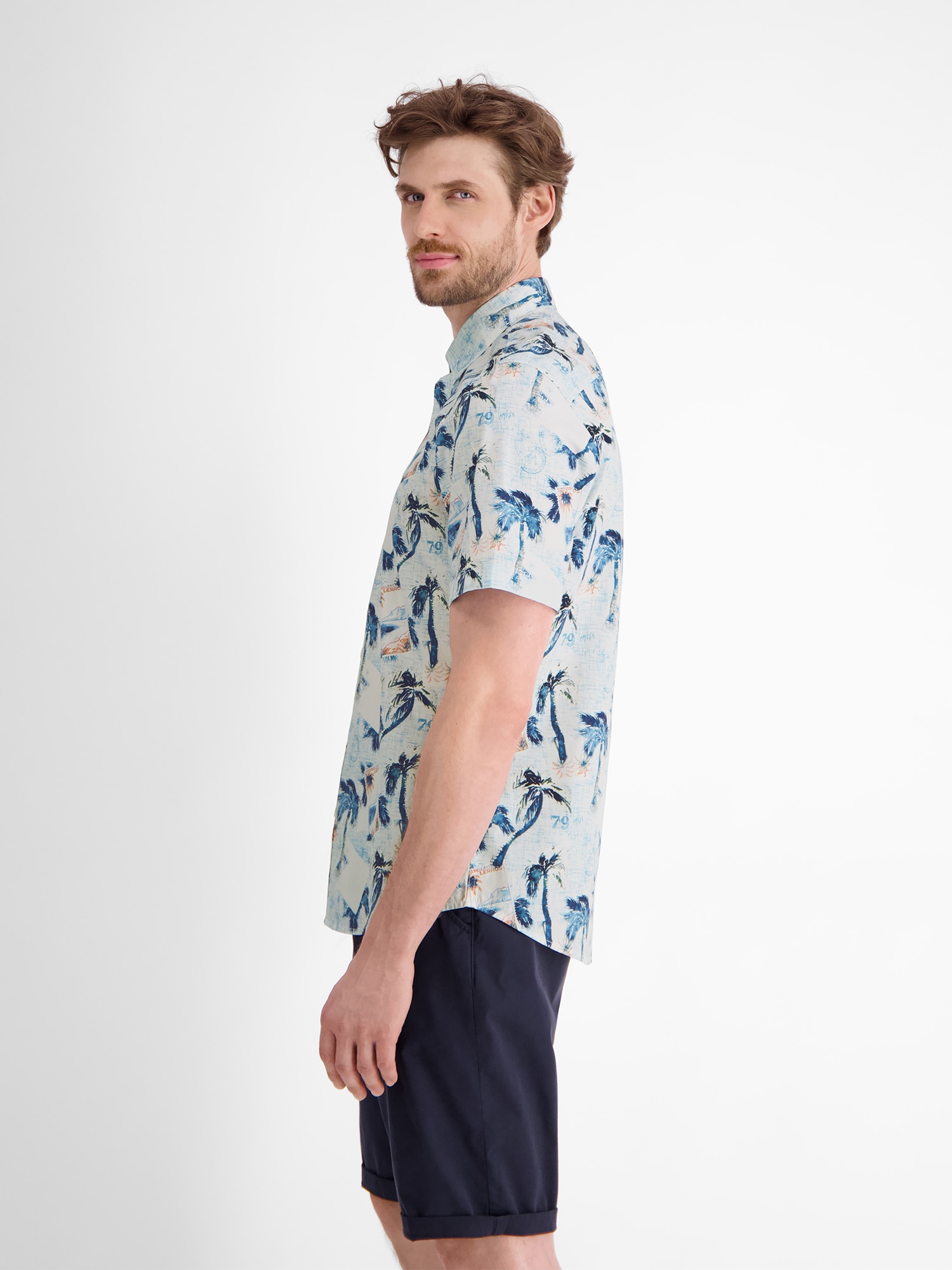 LERROS Kurzarmhemd »Kurzarmhemd mit grafischem Druck«