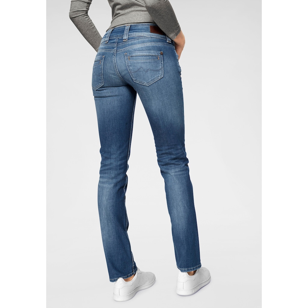 Pepe Jeans 5-Pocket-Hose »GEN«, in schöner Qualtät mit geradem Bein und Doppel-Knopf-Bund