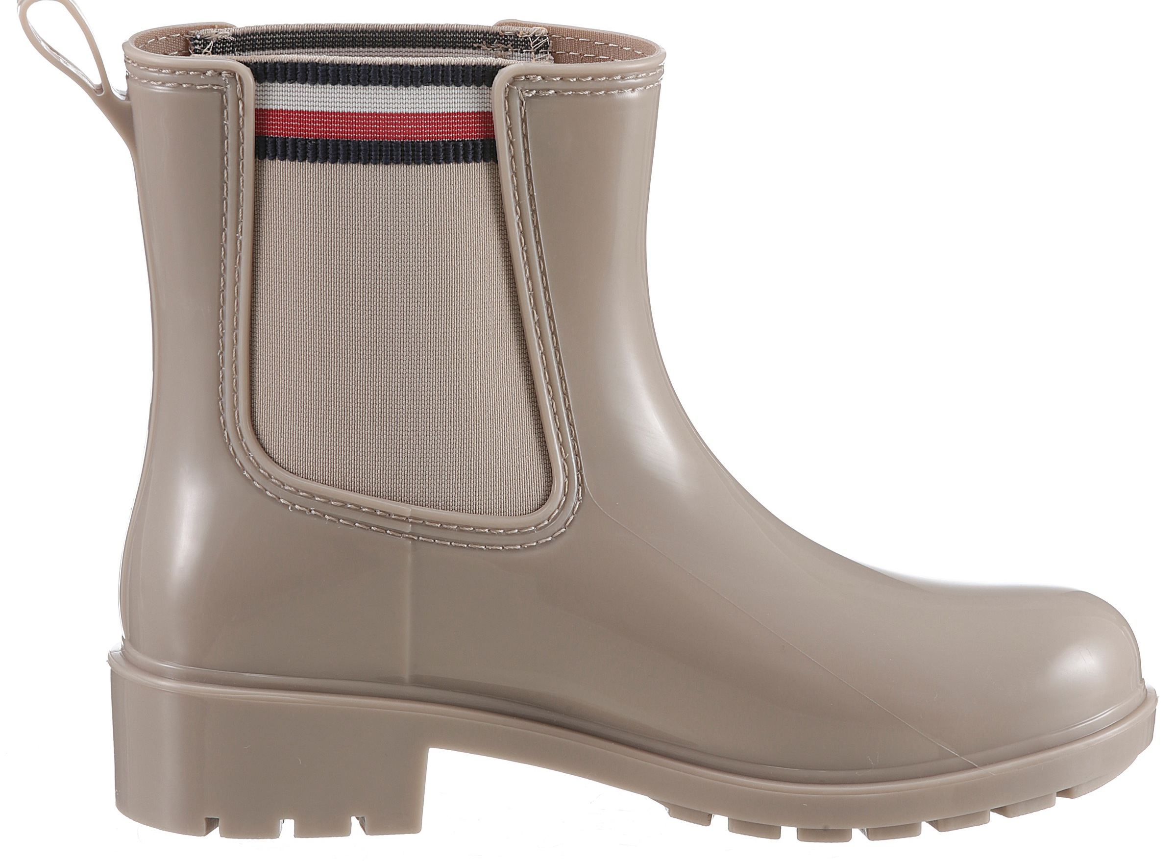 Tommy Hilfiger Chelseaboots »CORPORATE ELASTIC RAINBOOT«, mit beidseitigem Stretcheinsatz