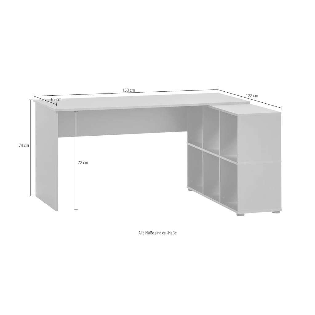 Schildmeyer Regal-Schreibtisch »Serie 500«
