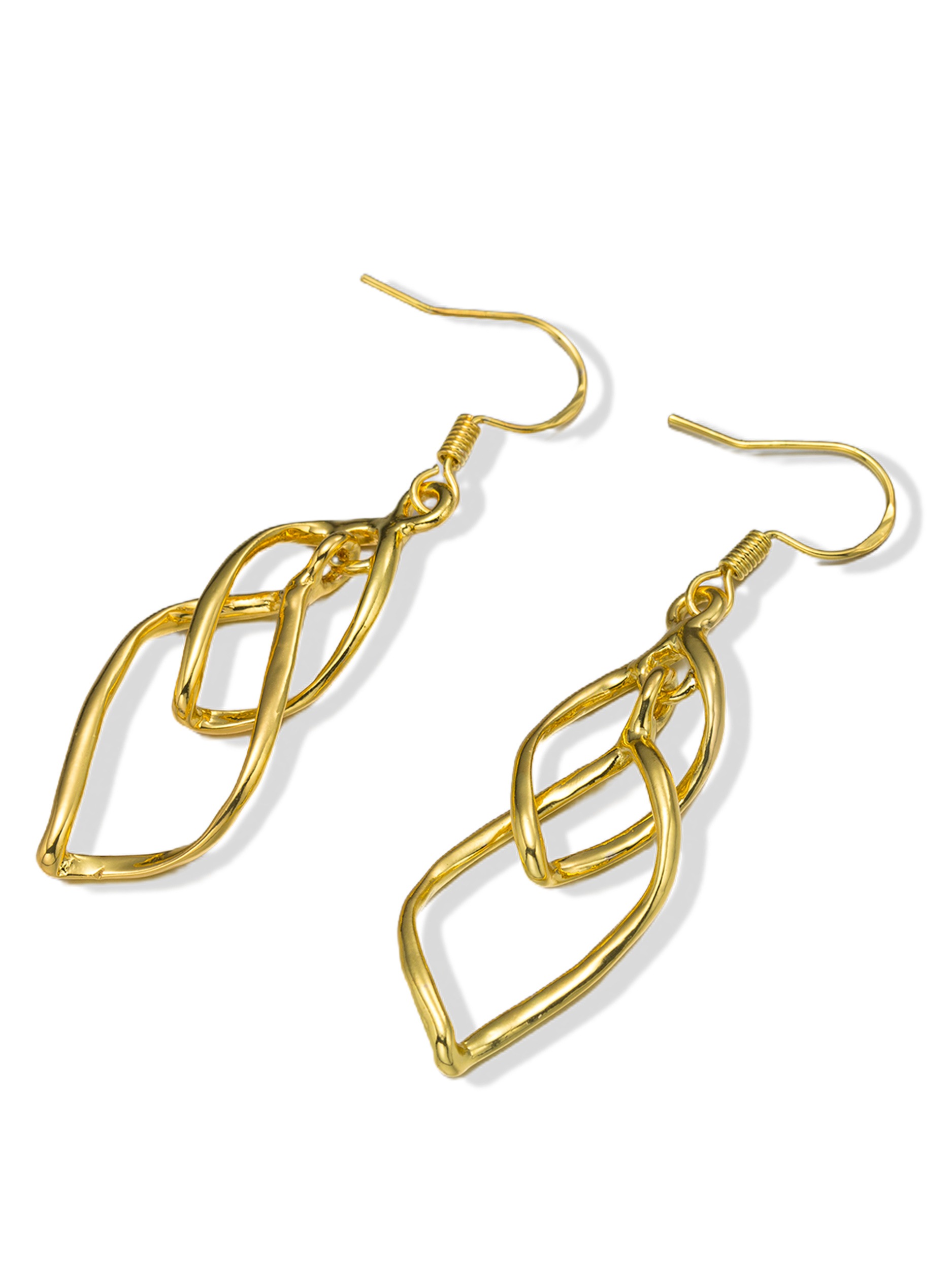 Aniston JEWELRY & WATCHES Paar Ohrhaken »Schmuck Geschenk Kupfer Ohrschmuck Ohrringe Blatt« Made in Germany