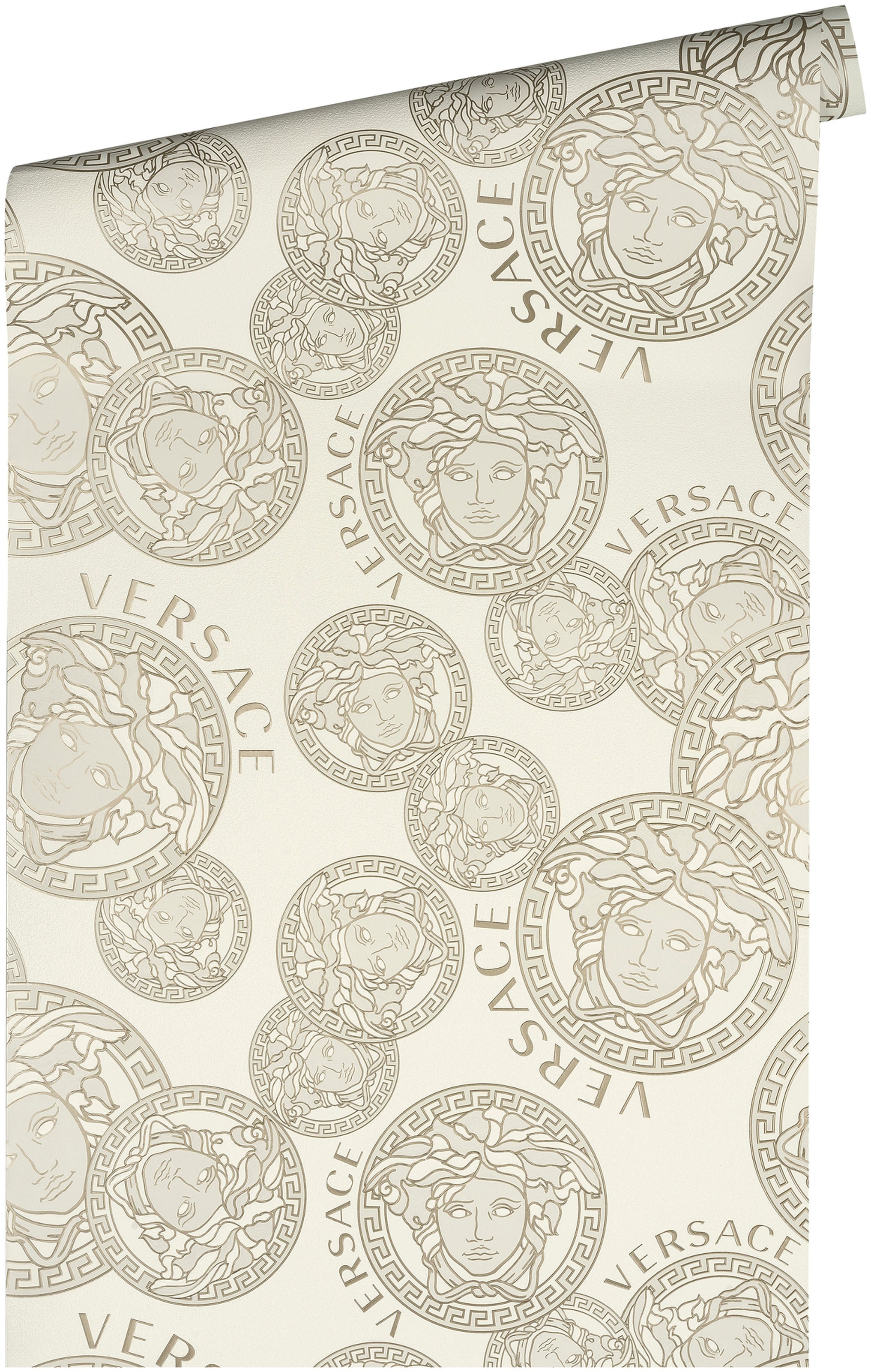 Versace Vliestapete »Wallpaper Versace 5 Medusakopf« abstrakt   gemustert günstig online kaufen